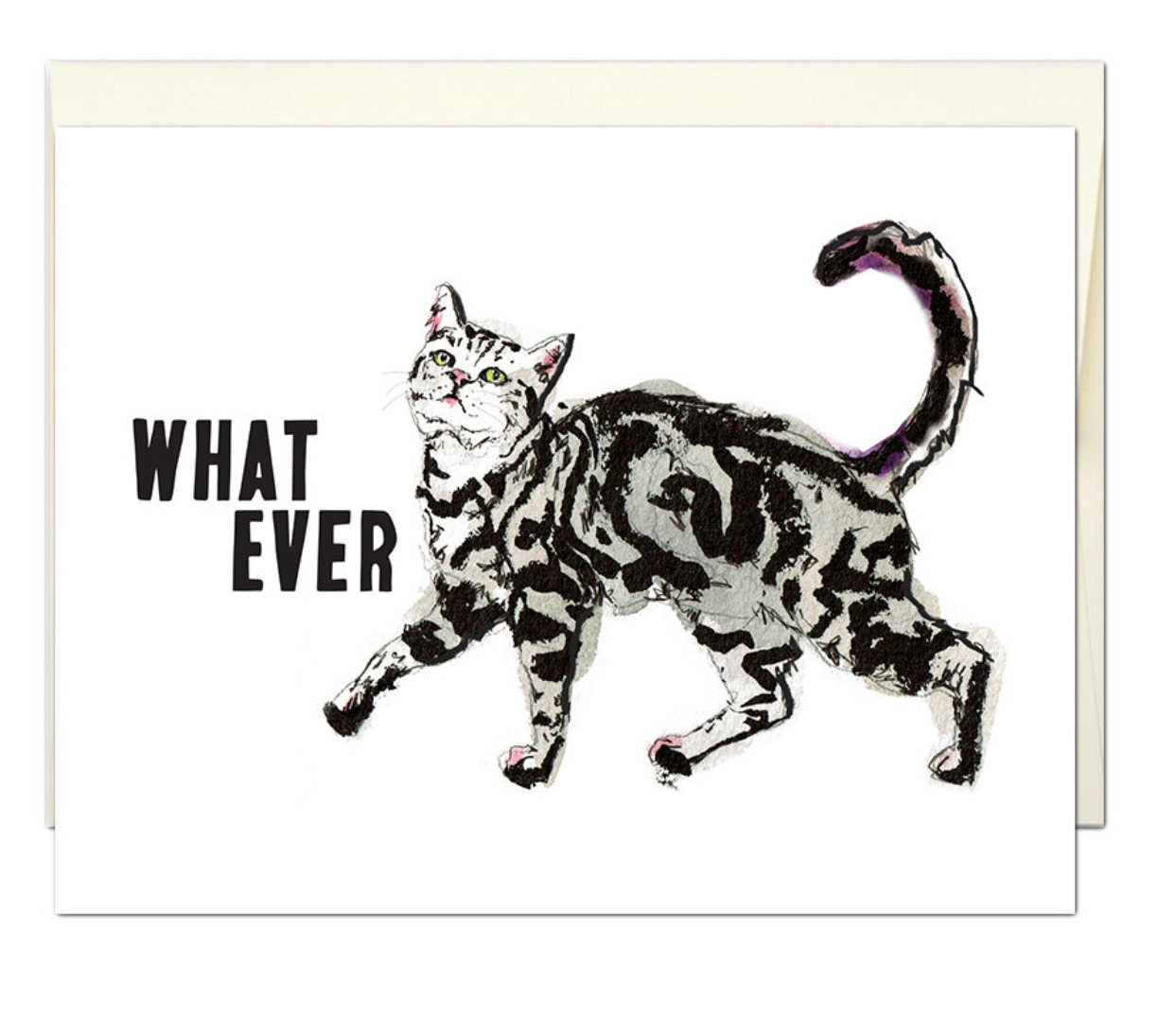 Whatever Cat- Card