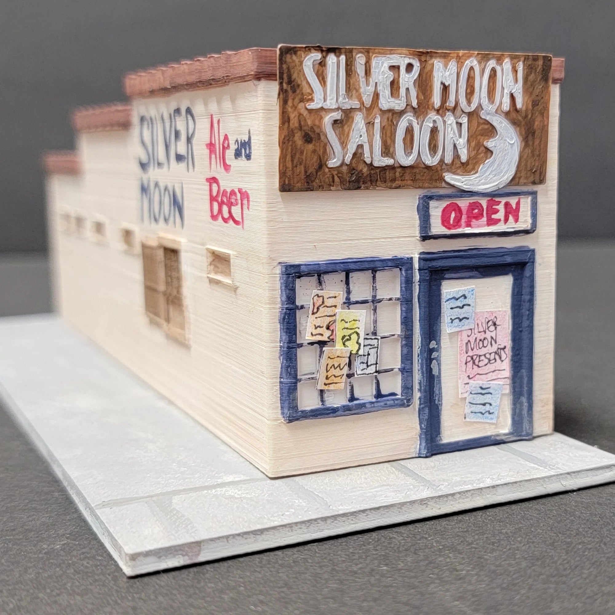 Paintable Putz-WSNC- Silver Moon Saloon