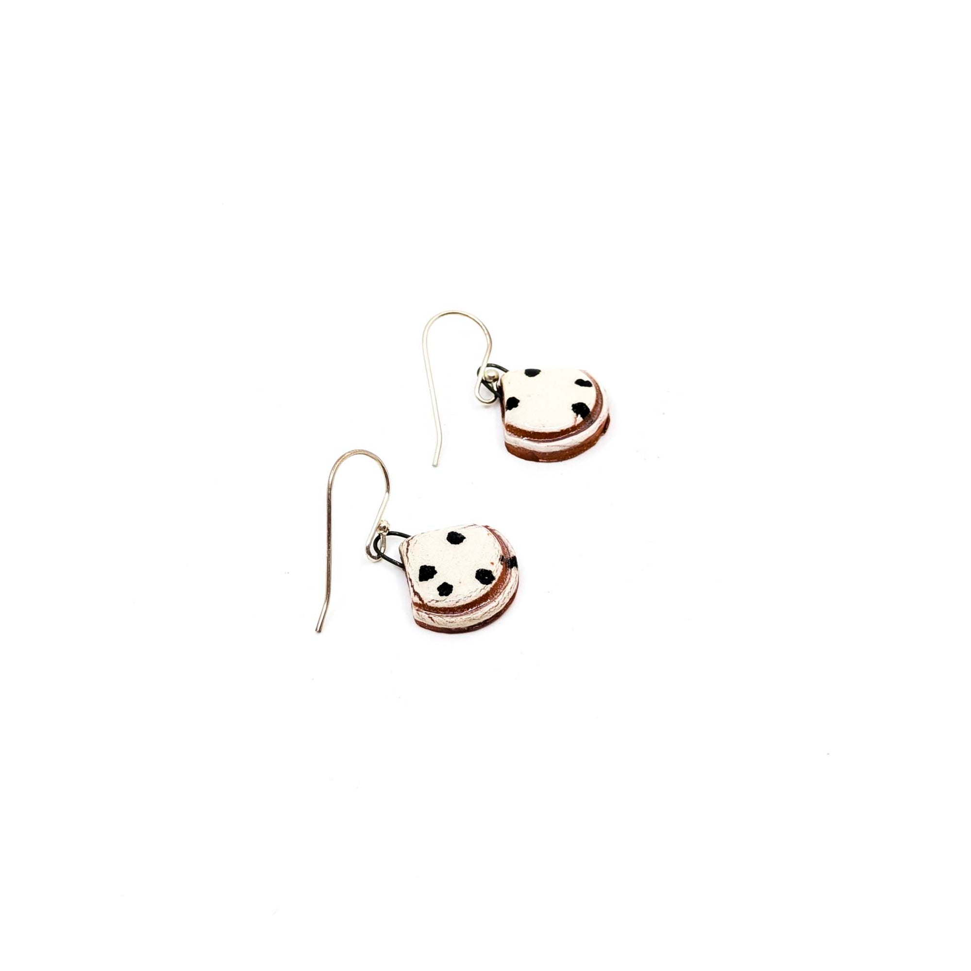 Tiny Teardrop Dot Earrings