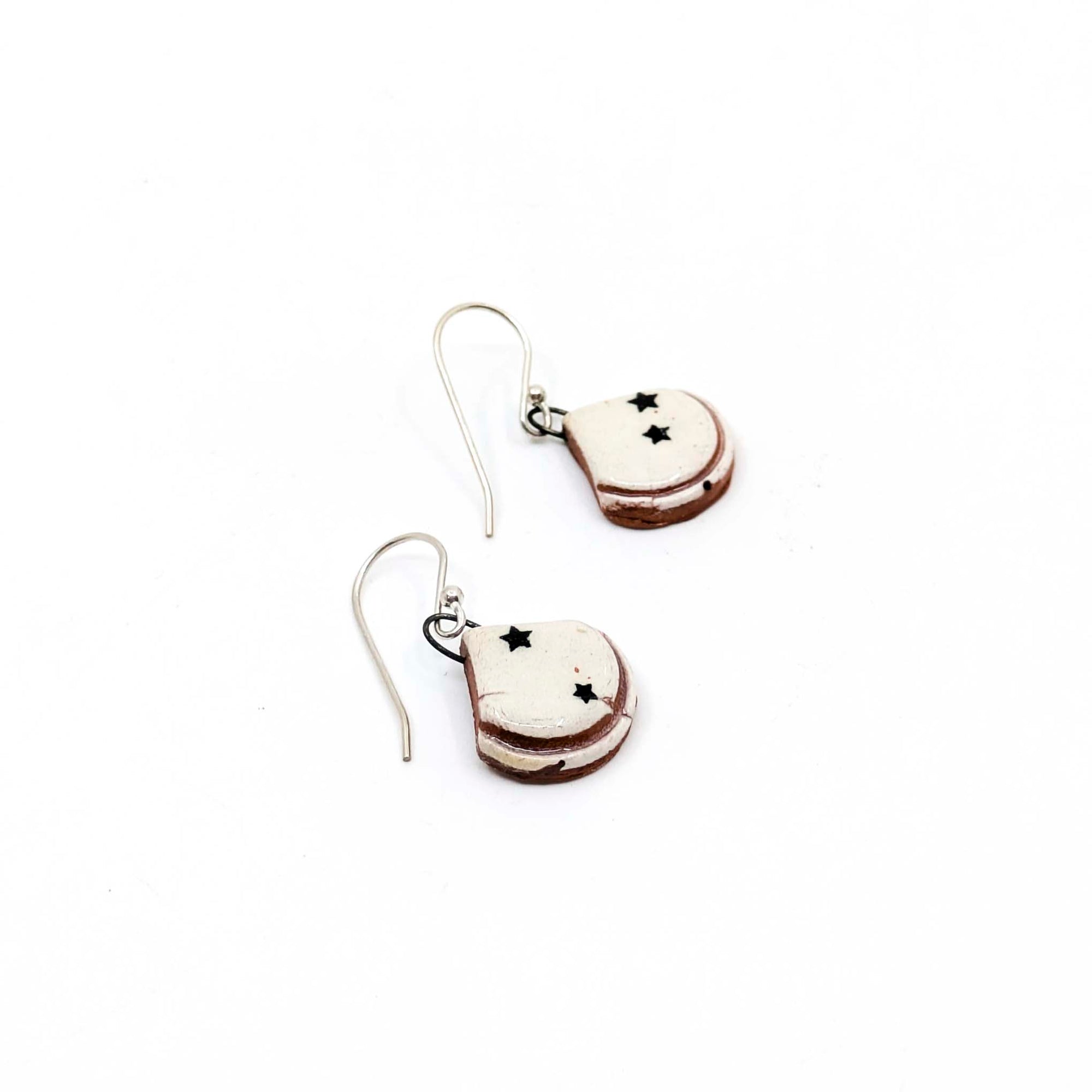 Tiny Teardrop Star Earrings