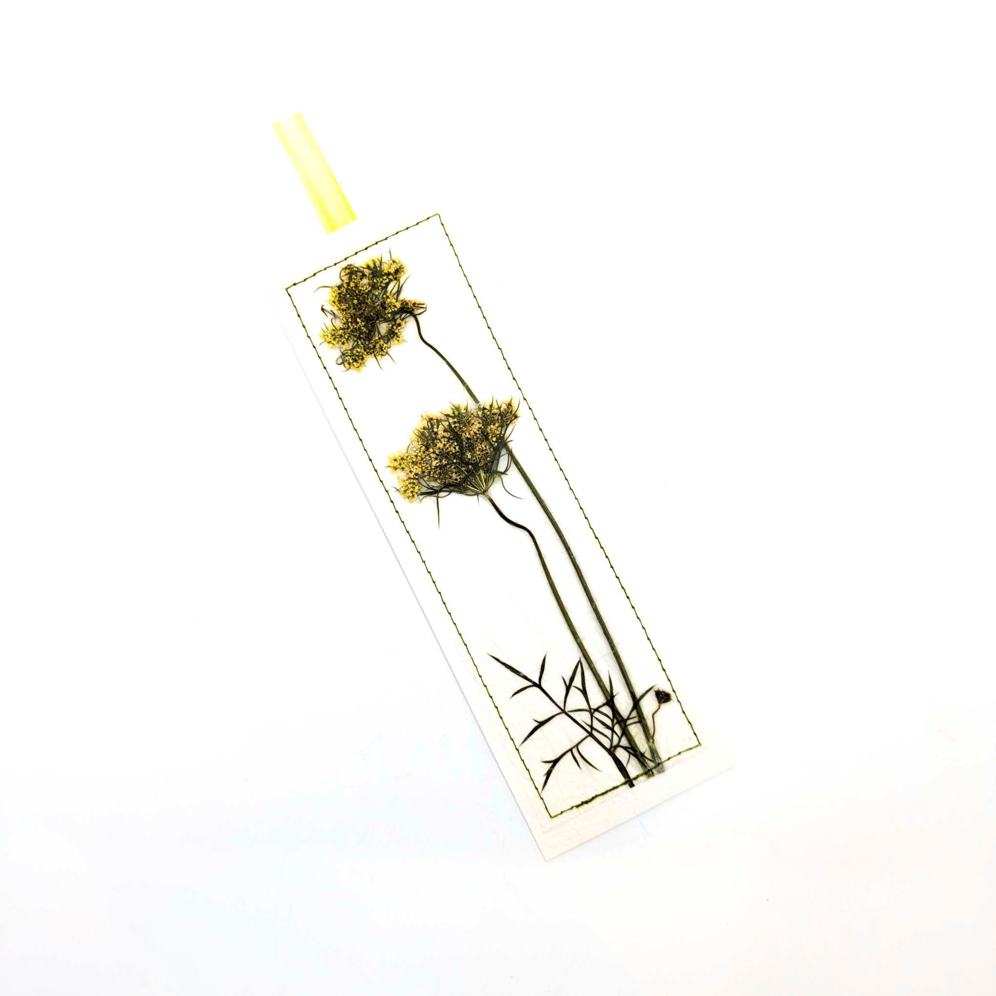 Pressed Flowers & Leaves Bookmarks