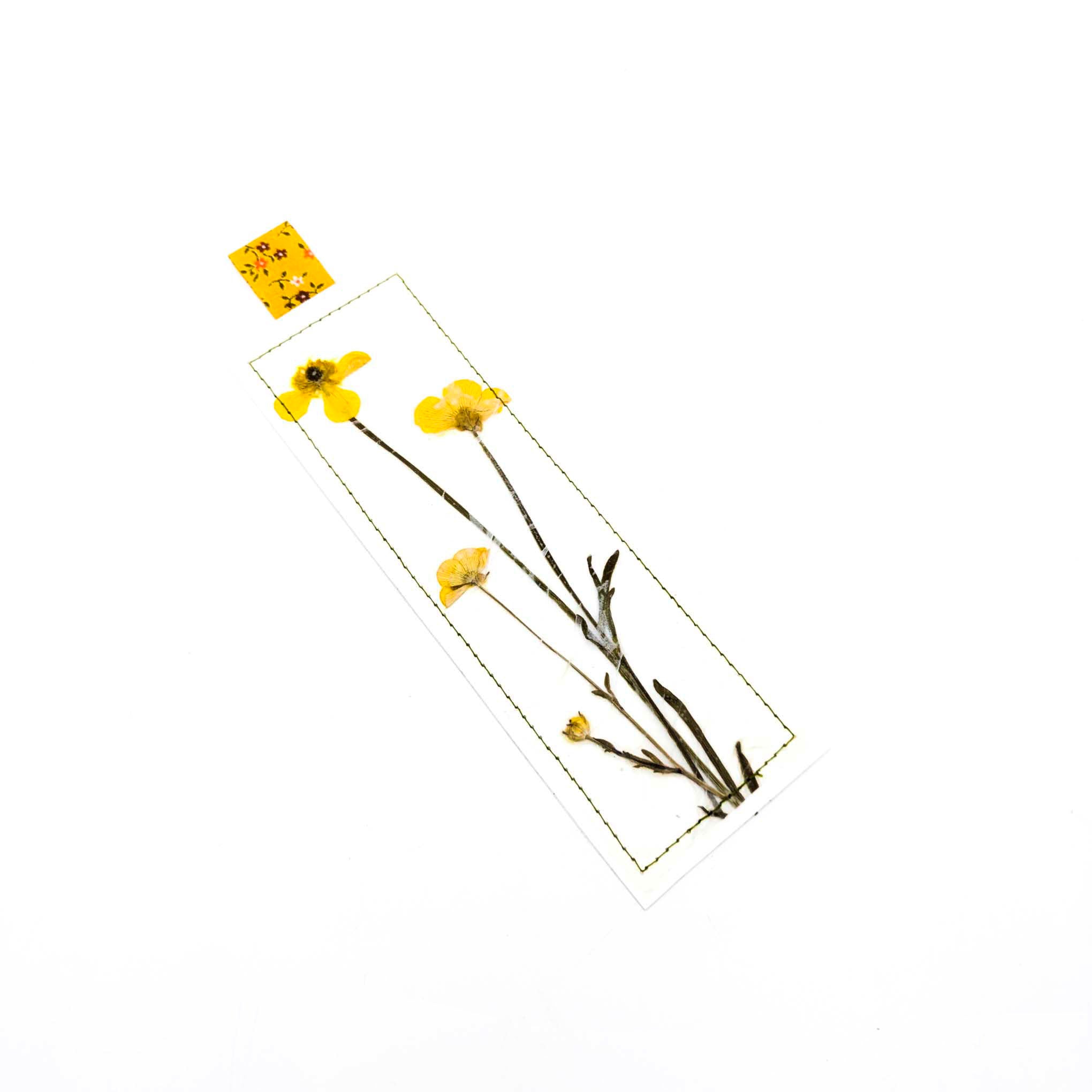 Pressed Flowers & Leaves Bookmarks