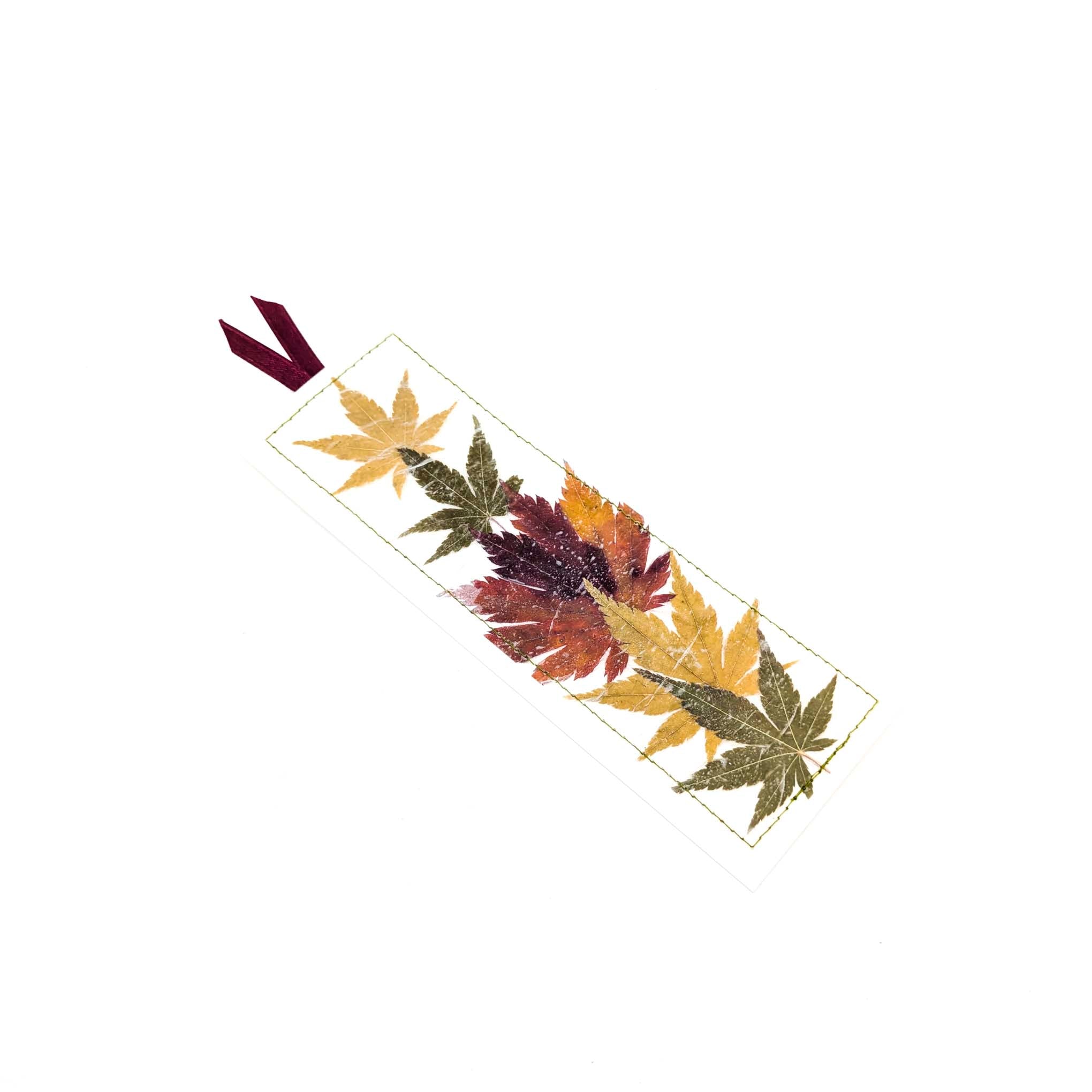 Pressed Flowers & Leaves Bookmarks