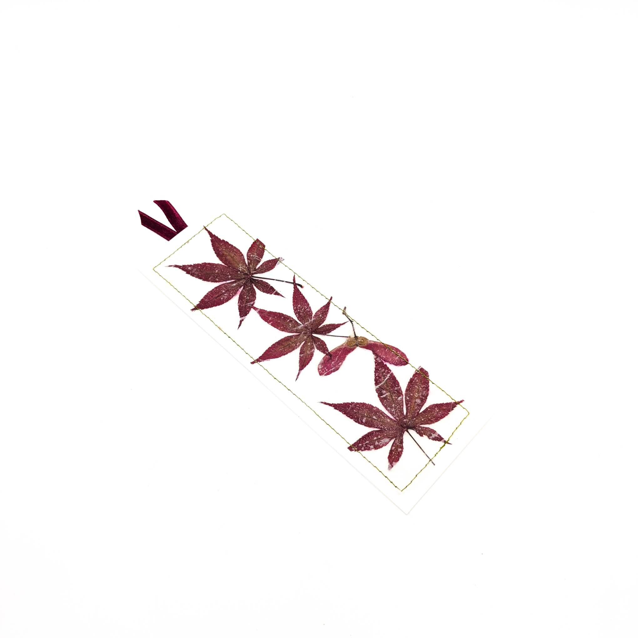 Pressed Flowers & Leaves Bookmarks