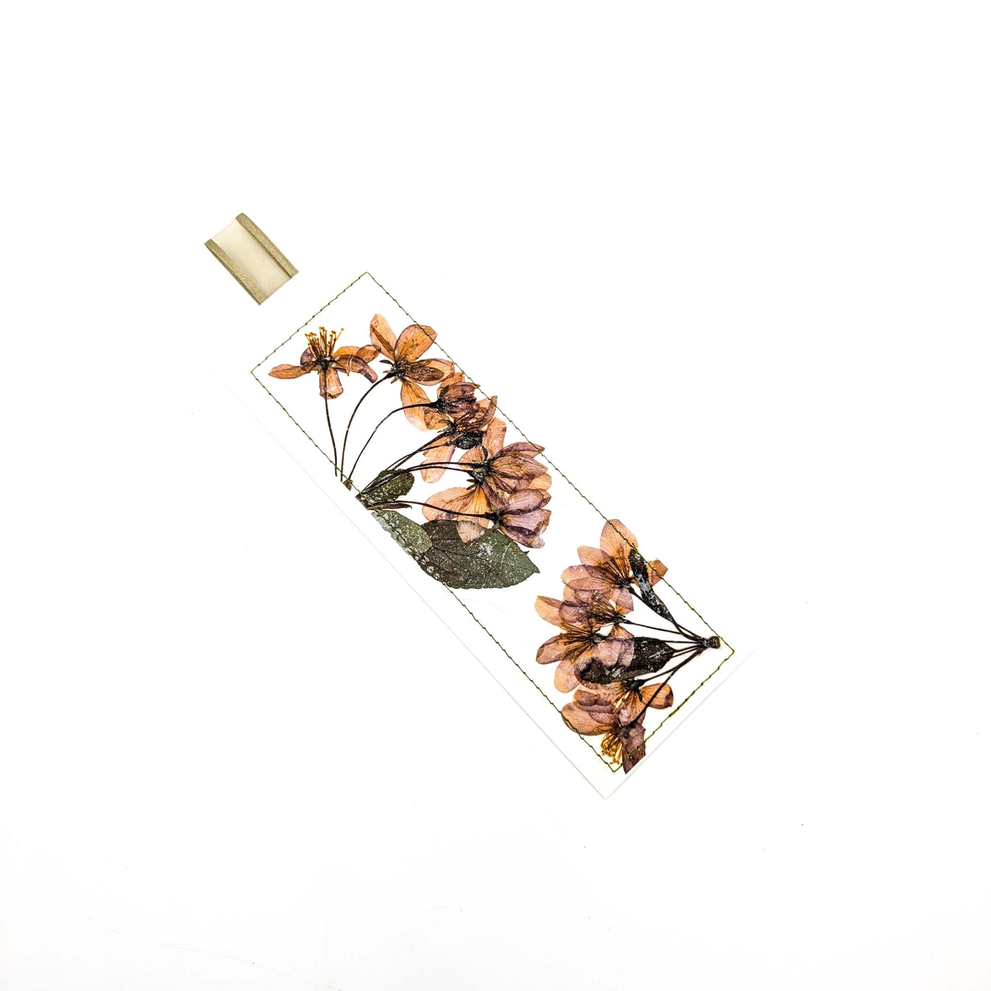 Pressed Flowers & Leaves Bookmarks