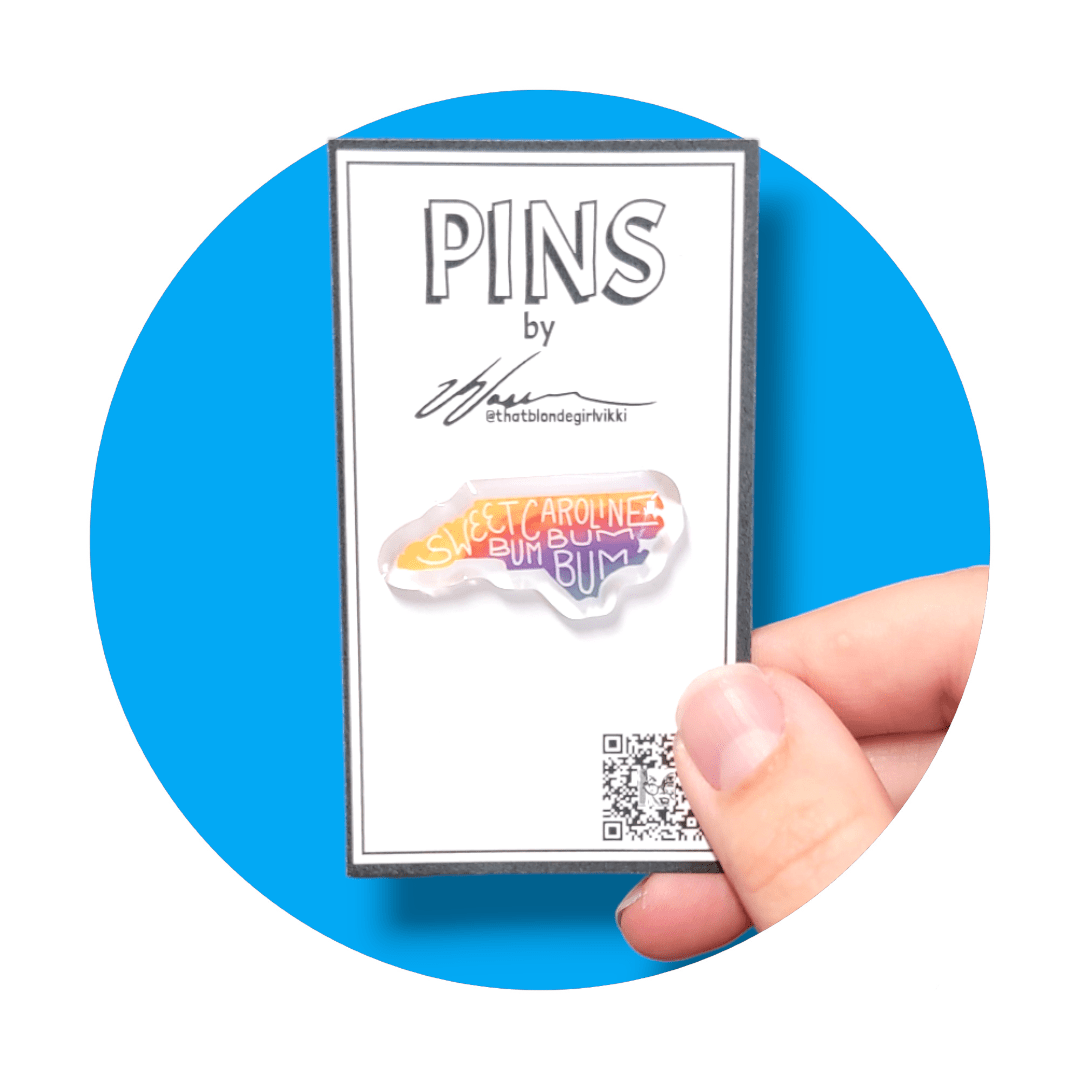Vikki Vassar - Winston - Salem Pins - Sweet Caroline - BumBumBum Pin - VISUAL INDEX
