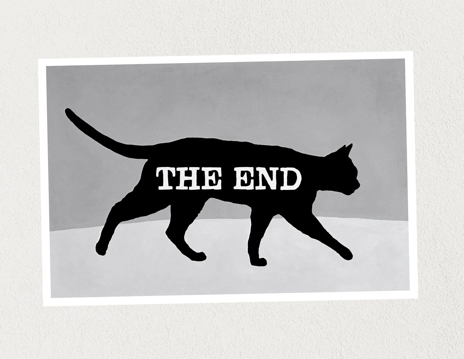 The End- Cat Print