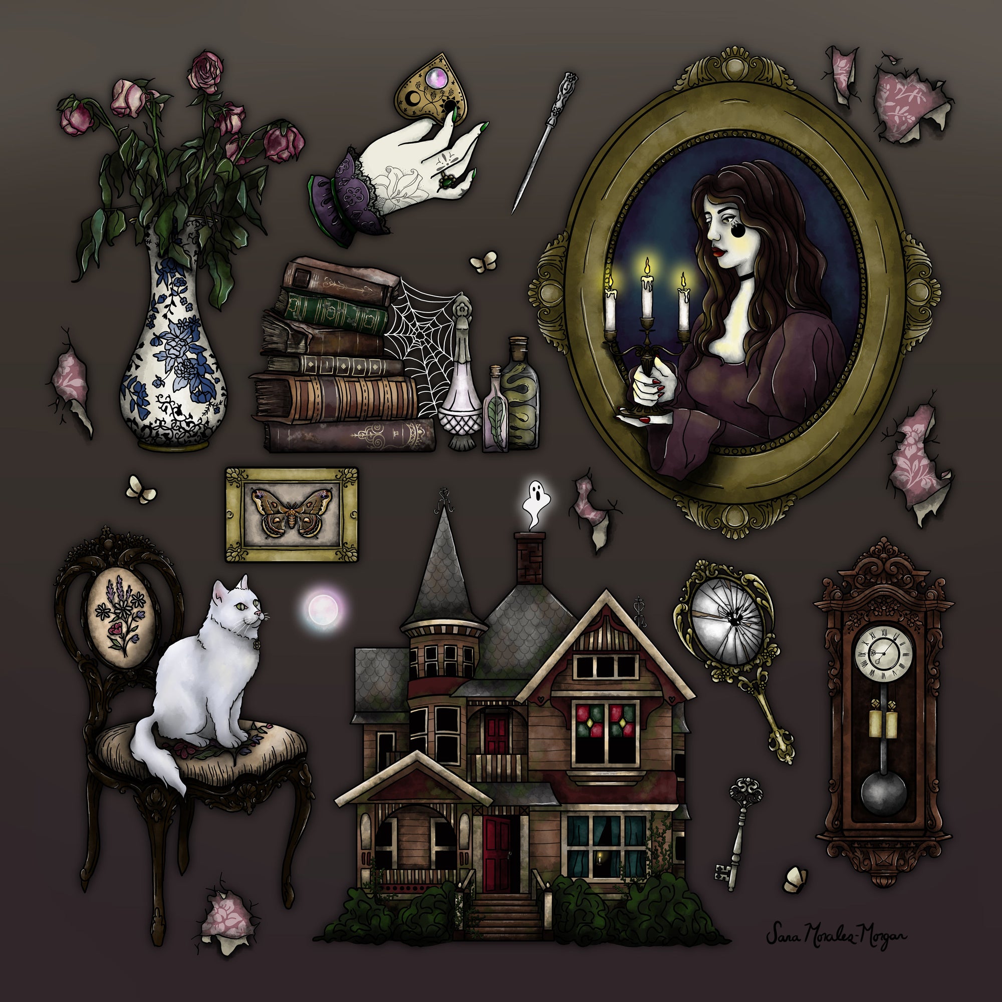 The Haunted House- Print