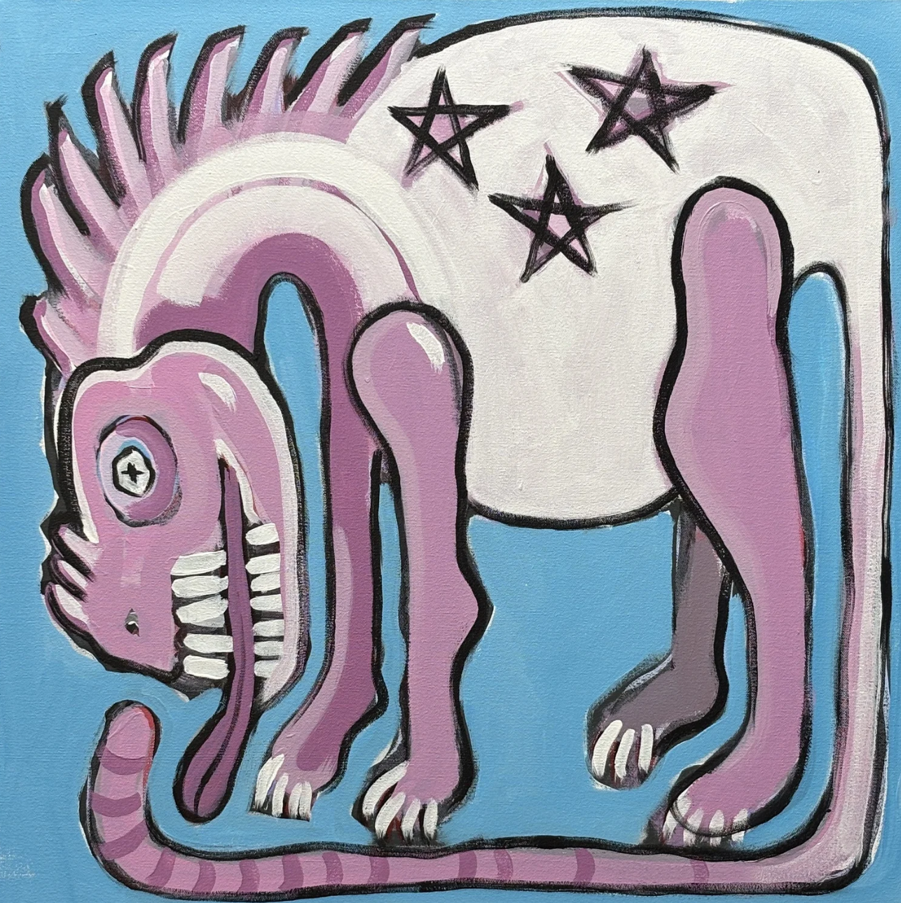 The Satisfied Moon Eater- Original Painting