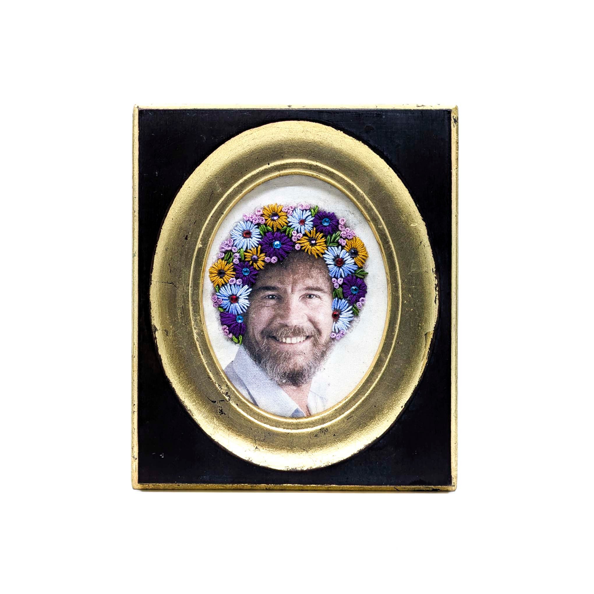 Shiny Happy Bob- Original Artwork, Framed