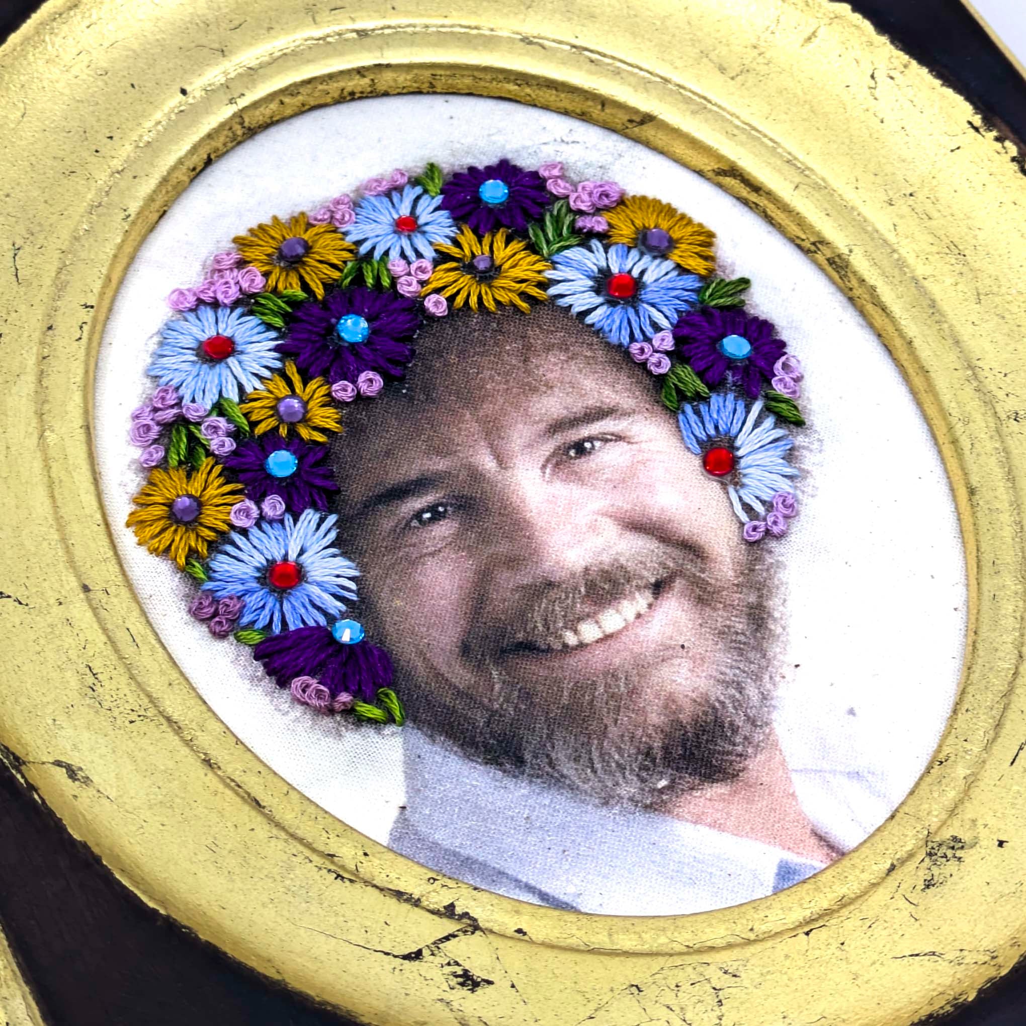 Shiny Happy Bob- Original Artwork, Framed