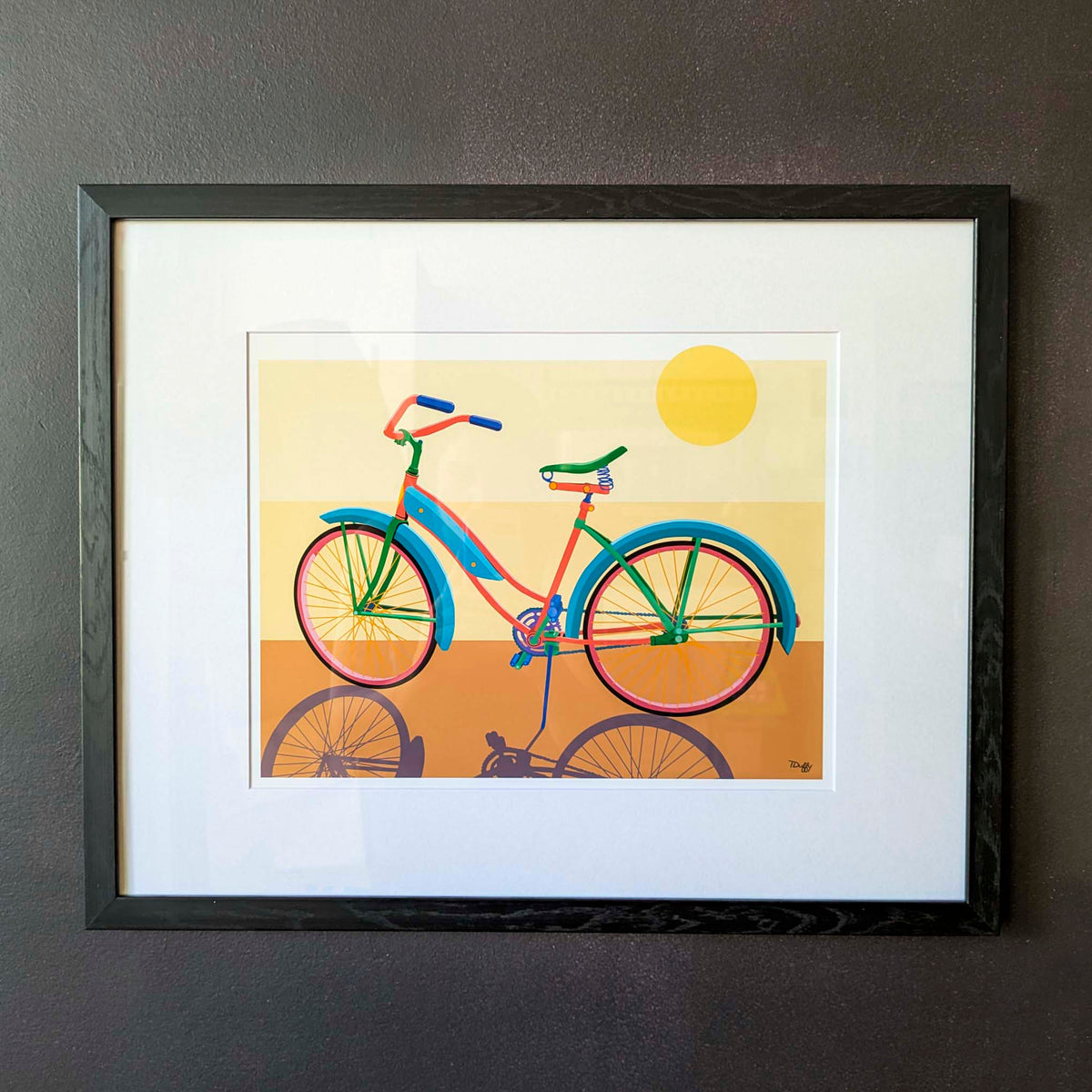 Sunset Cruise (3 Warm Gradients)- Wall Work