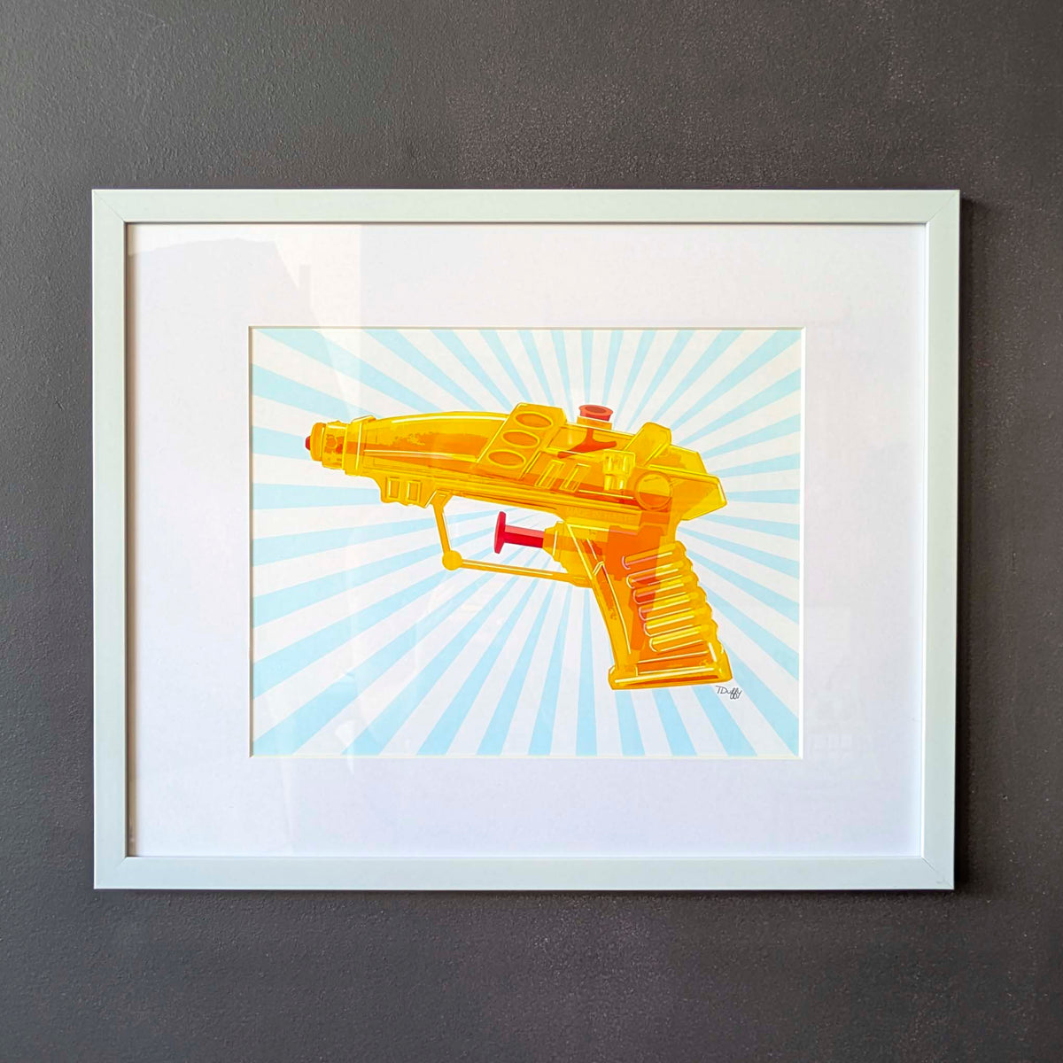 Summer Soaker (Cyan)- Wall Work