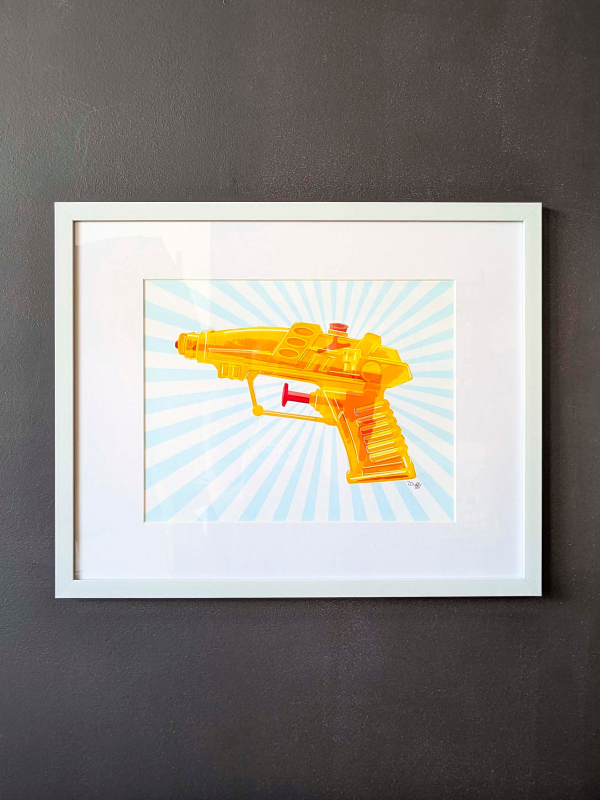 Summer Soaker (Cyan)- Wall Work