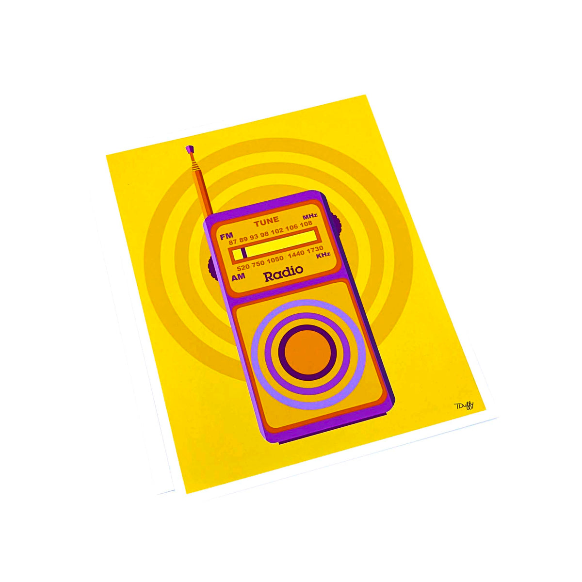 Radio Waves- Print (Unframed)