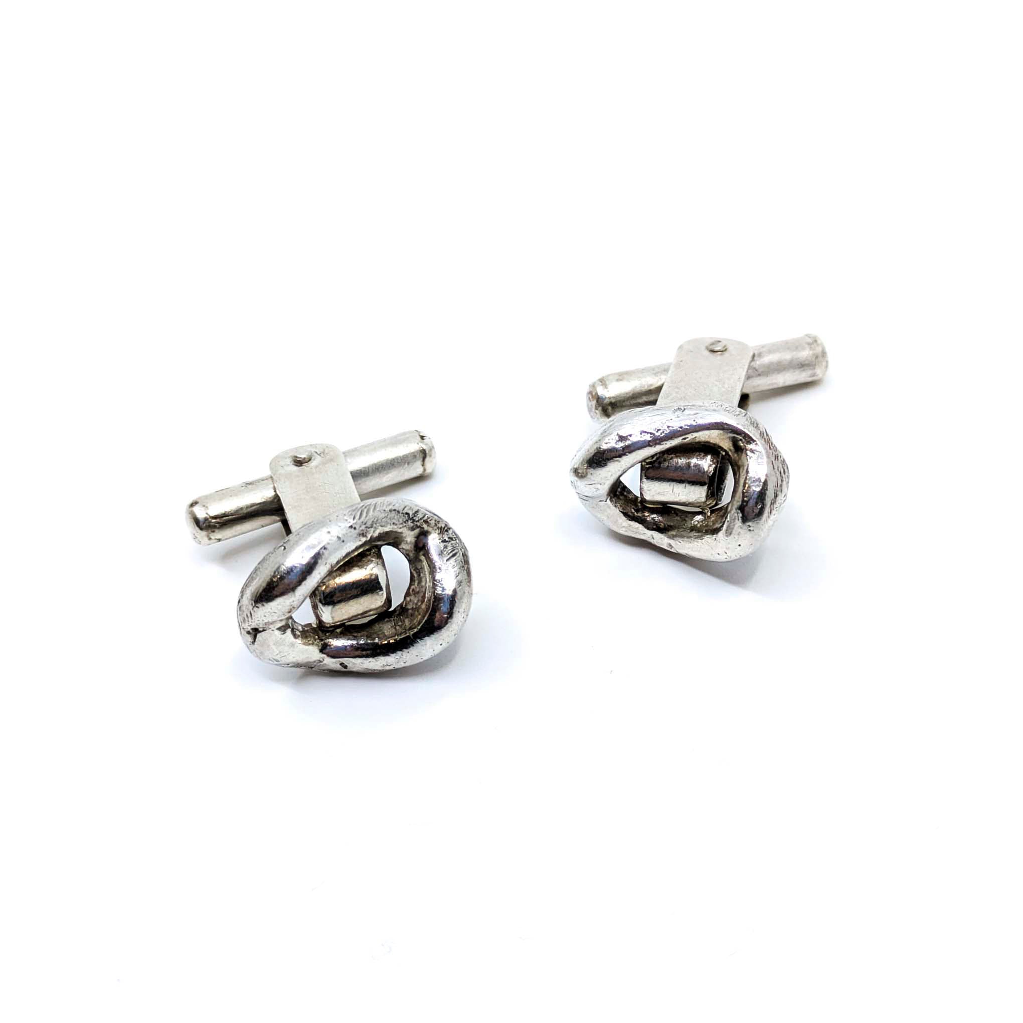 Toothmark Metals - Sand Cast Cuff Links - VISUAL INDEX