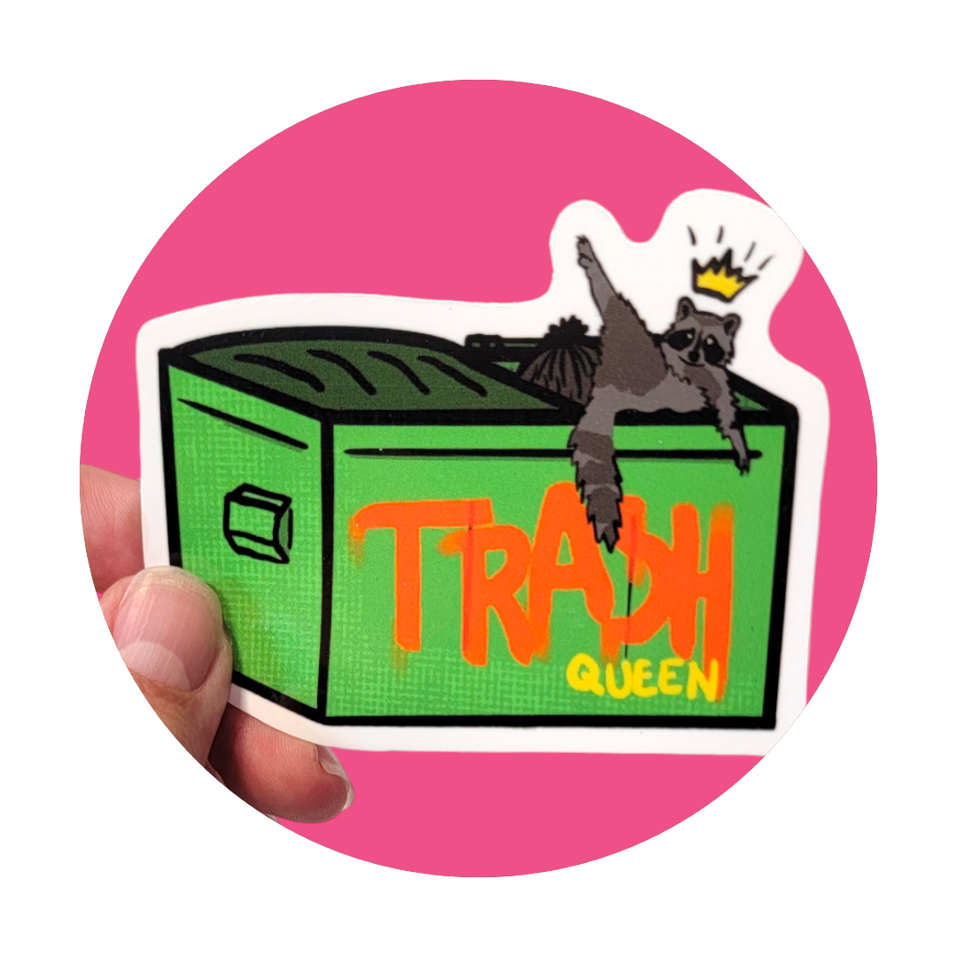 Trash Queen- Sticker