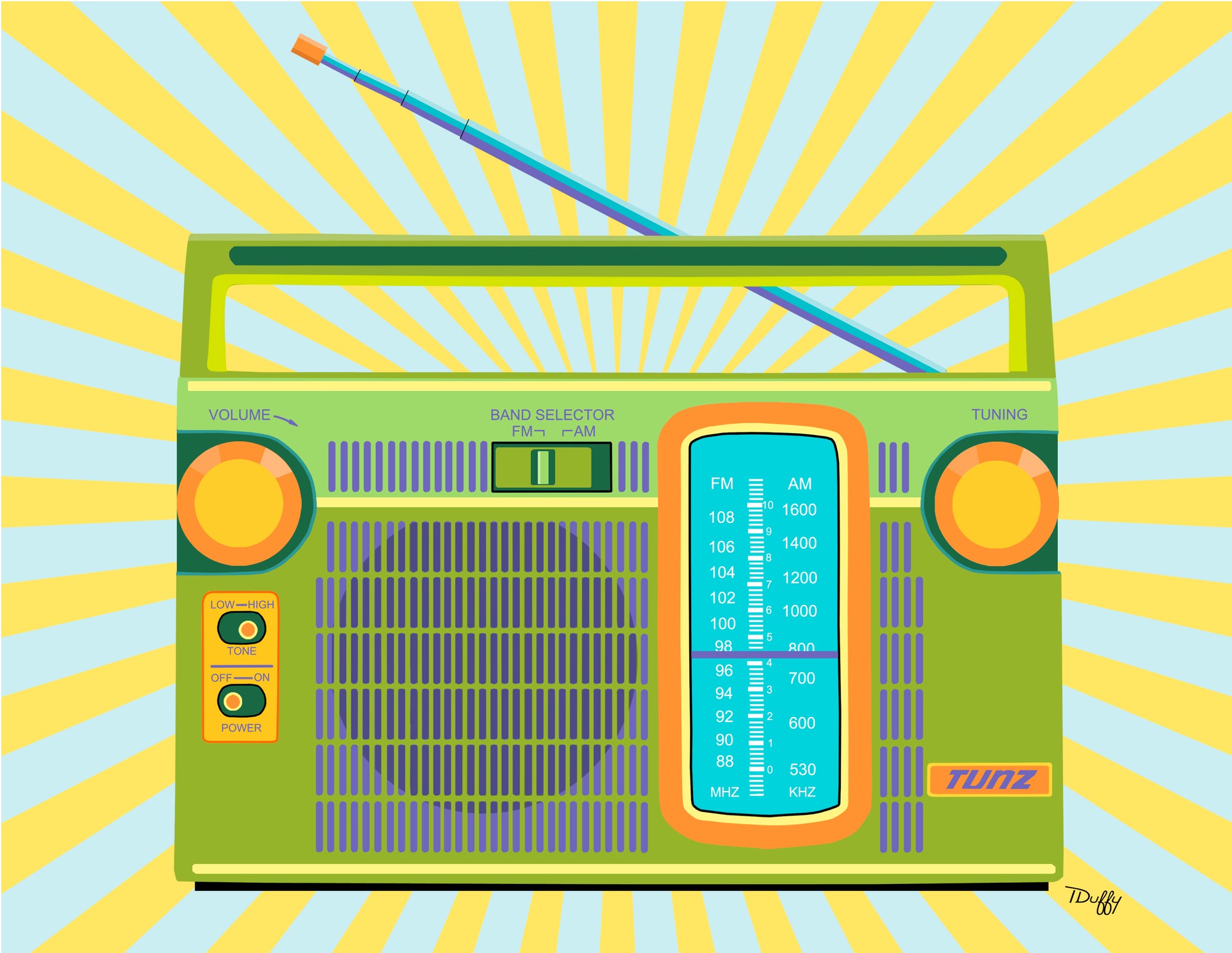 Tunz Radio- Wall Works