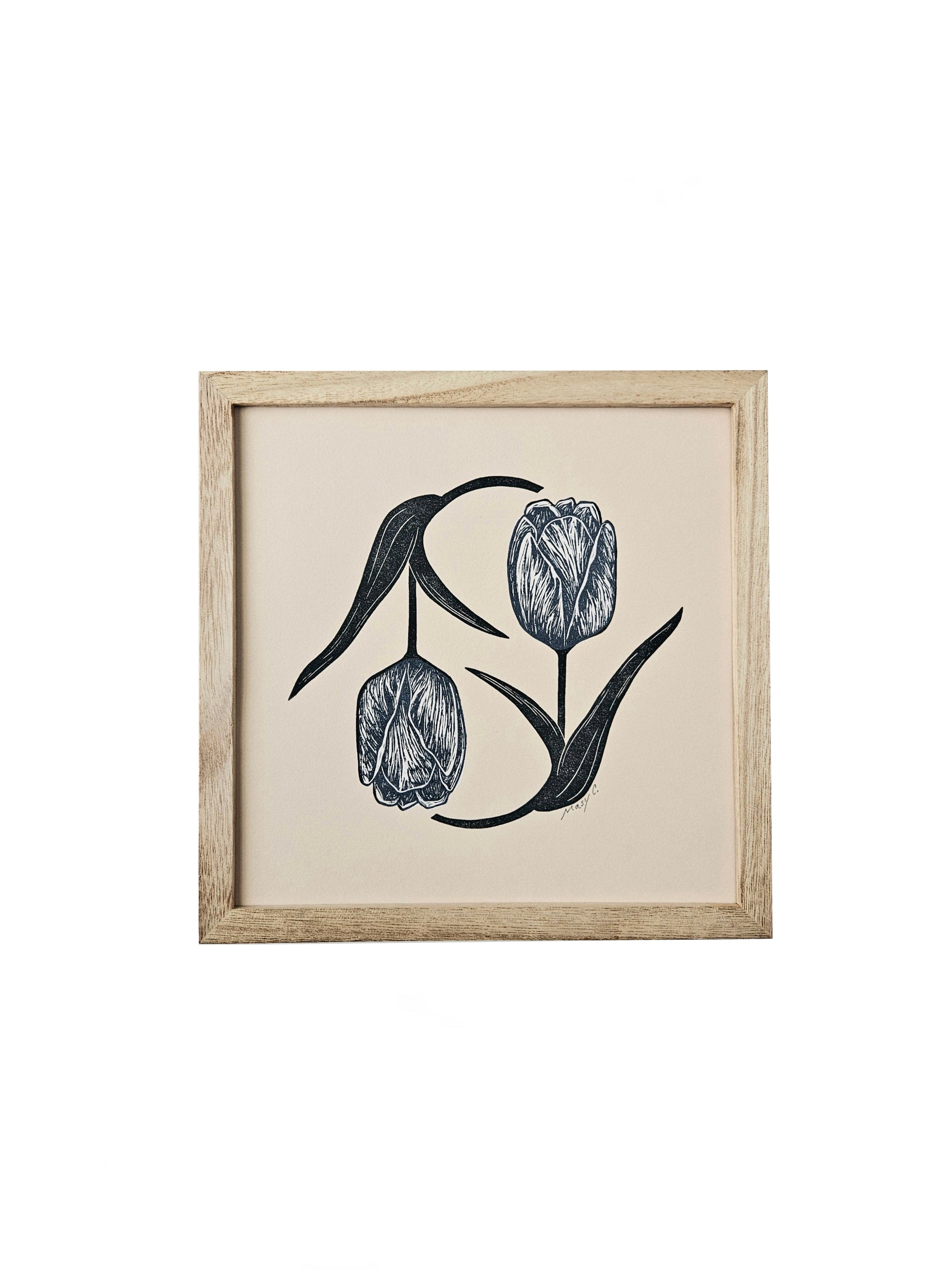 Twisted Tulips- Print