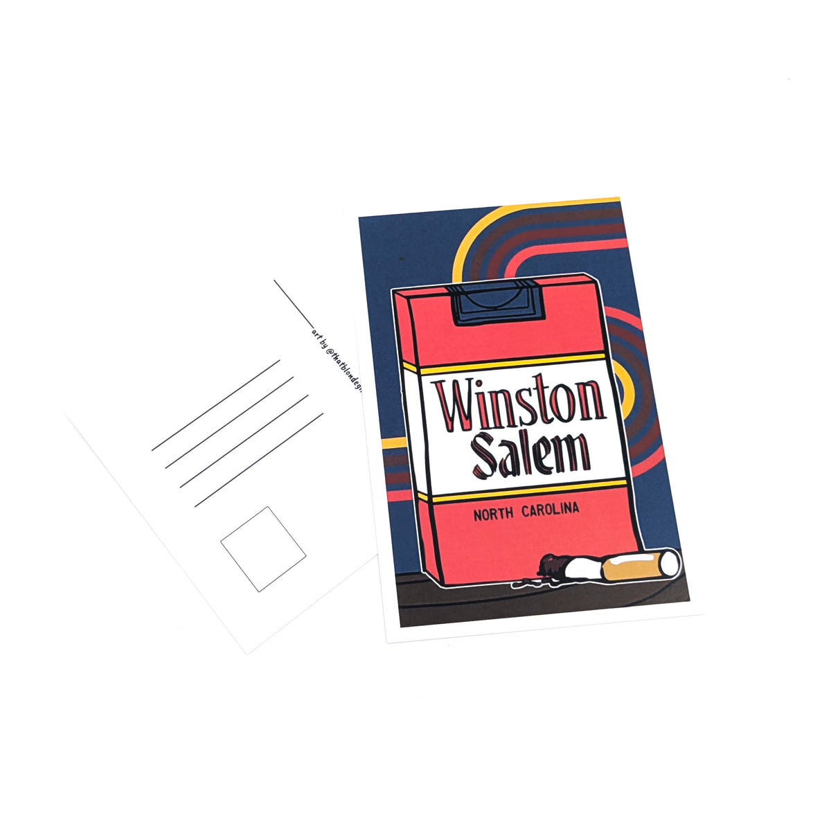 Cigarette Pack WSNC-Post Card