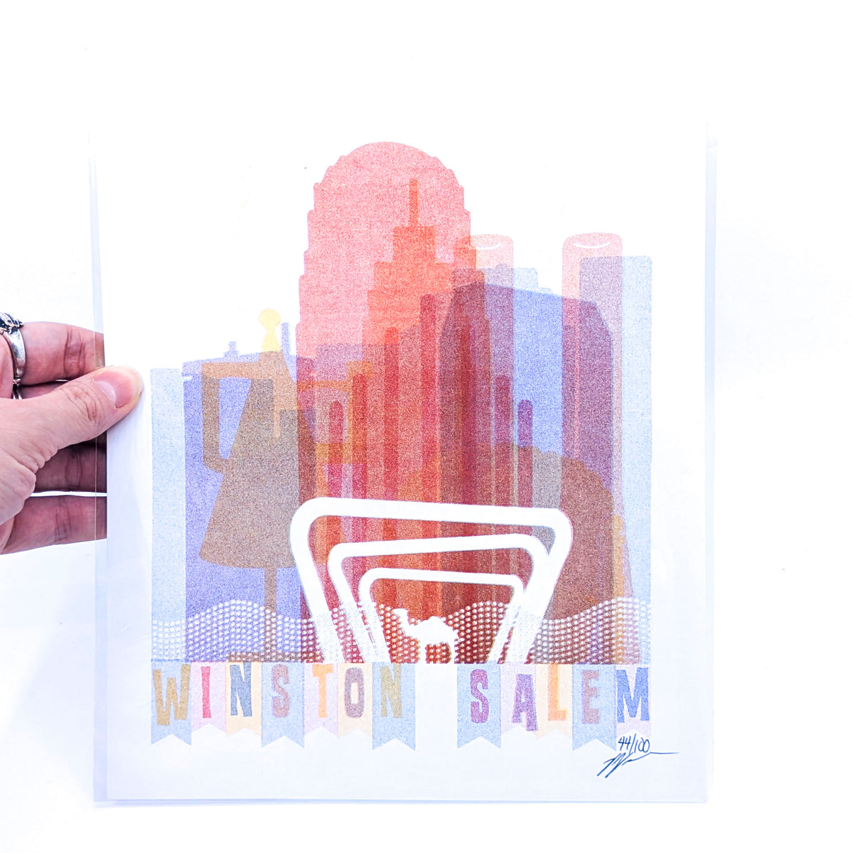 Celebrate Winston Salem- Riso Numbered Print