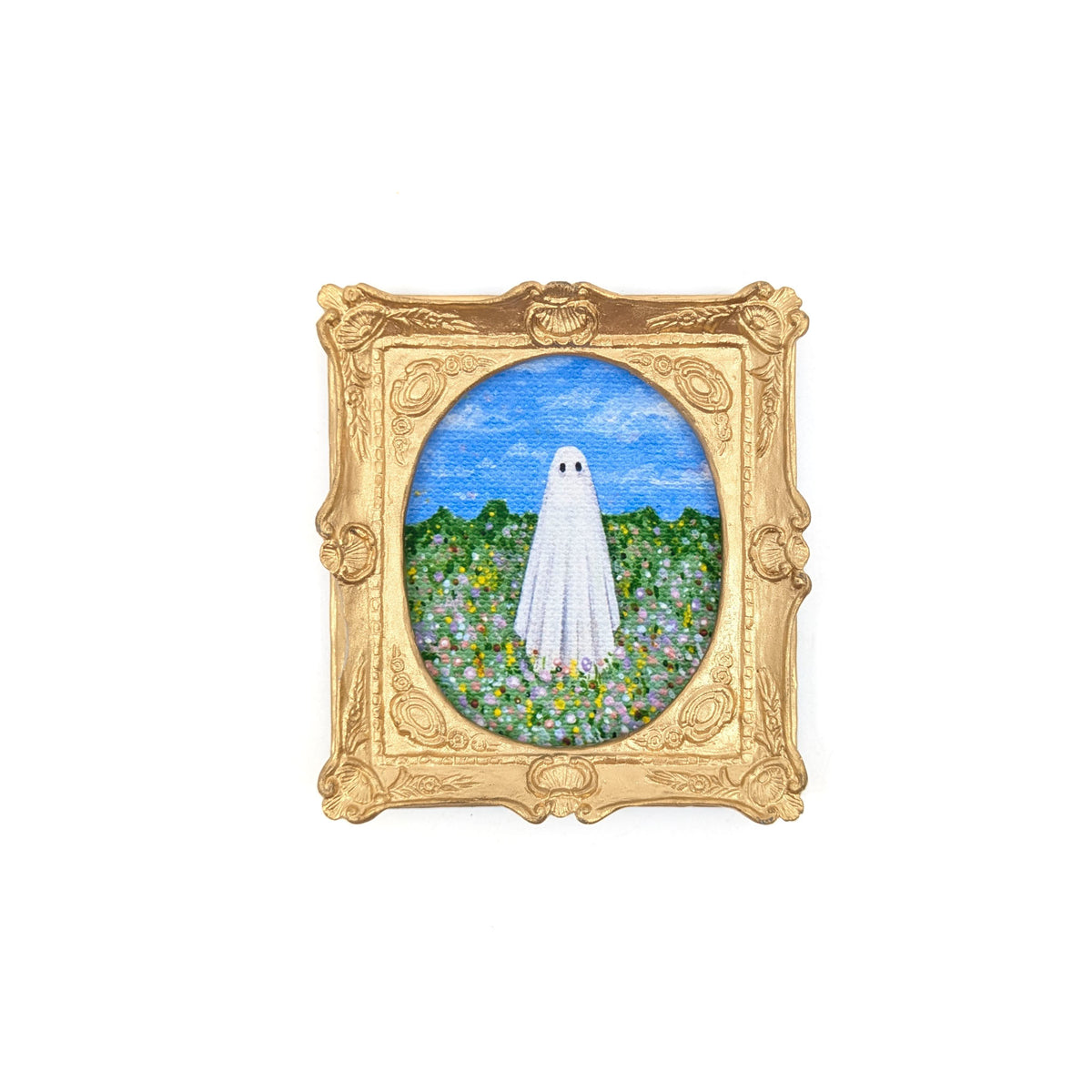 Brandon Vosika - Mini Gold Framed Art Prints - Meadow Ghost - VISUAL INDEX