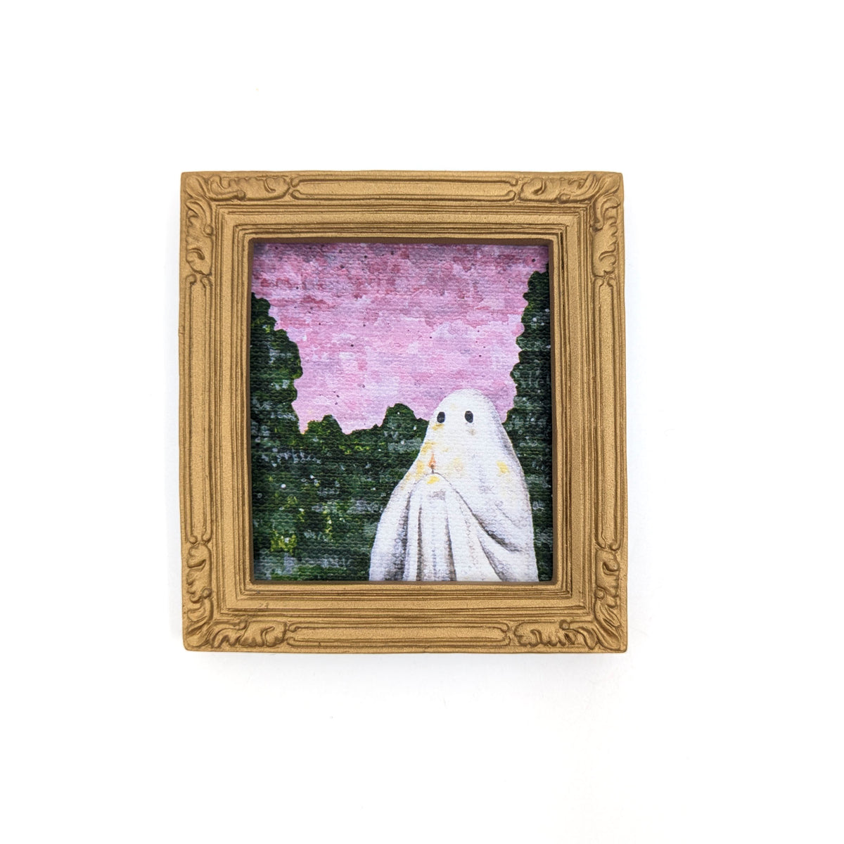 Brandon Vosika - Mini Gold Framed Art Prints - Matchstick Ghost - VISUAL INDEX