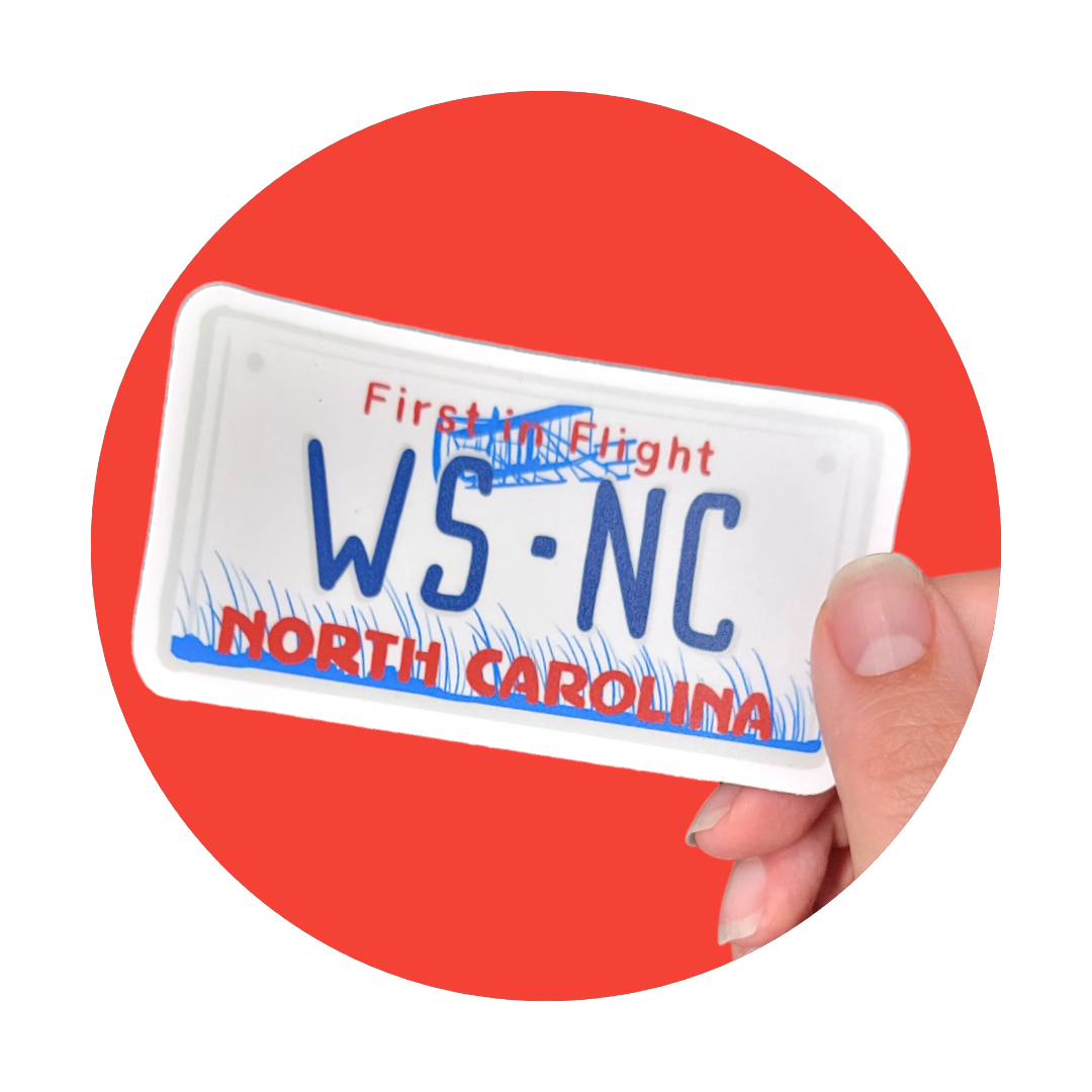 WSNC License- Sticker