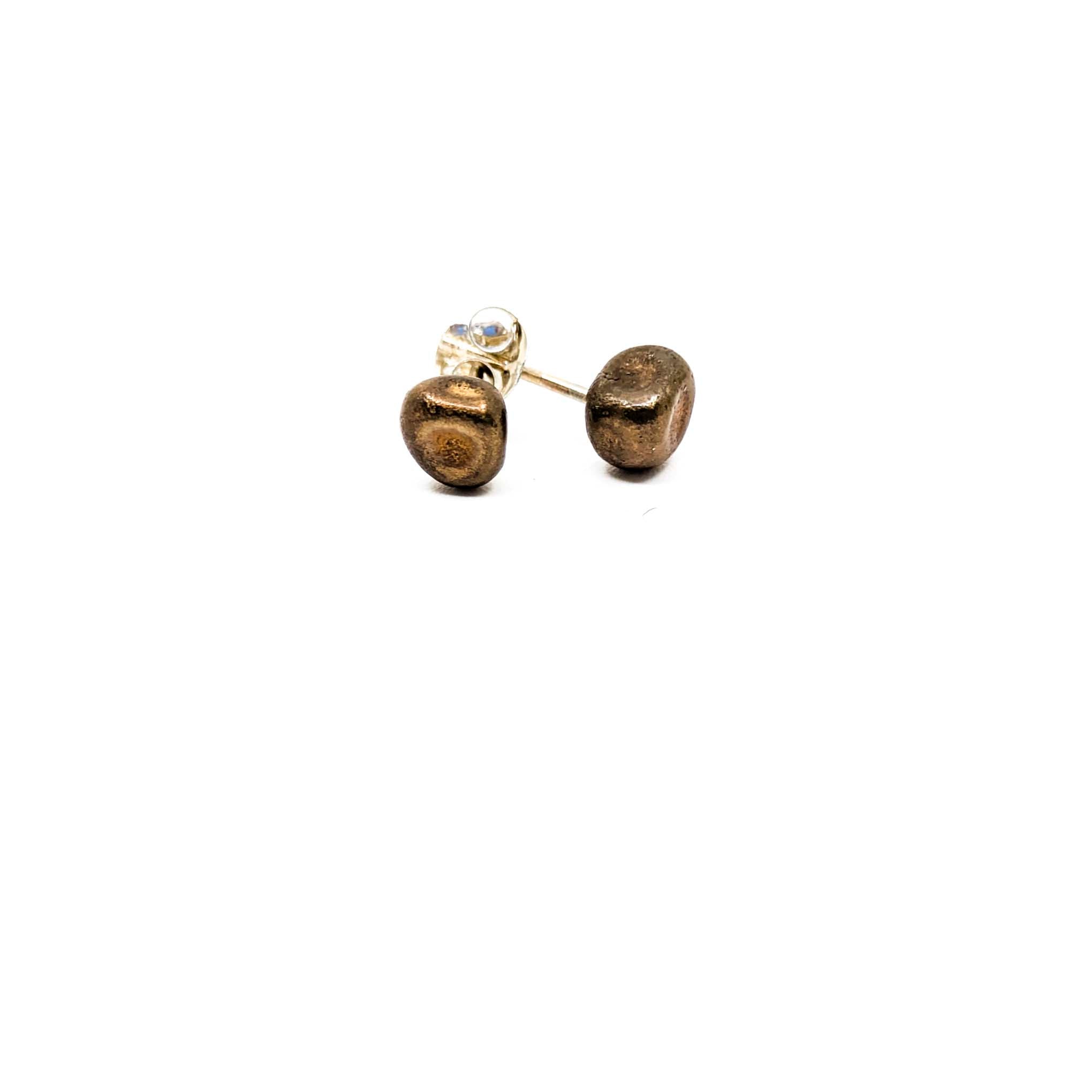 Bronze Cast "Frozen Peas" Stud Earrings