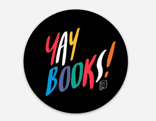 Yay Books!- Sticker