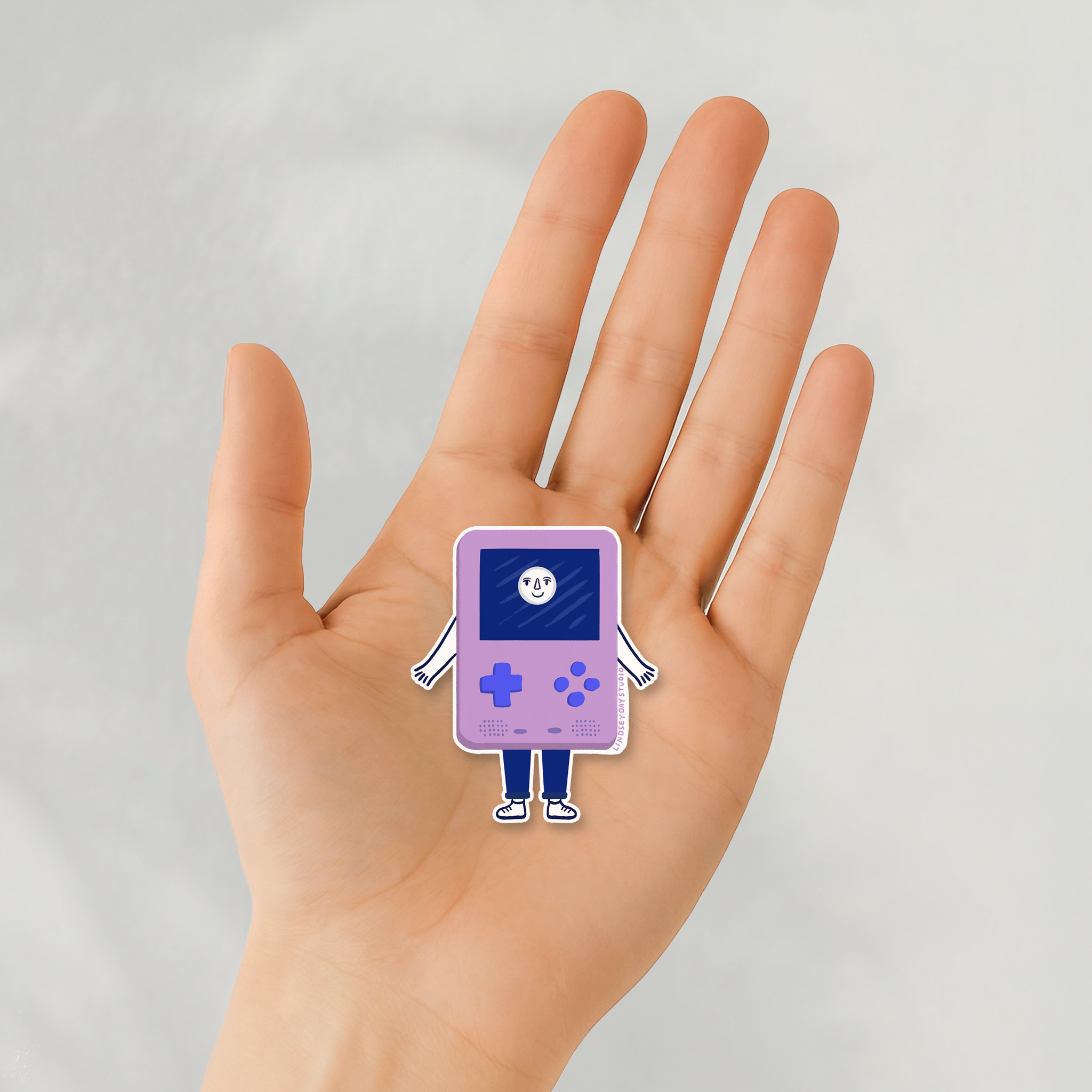 Video Game Friend Sticker, Cute Kawaii Gaming Sticker