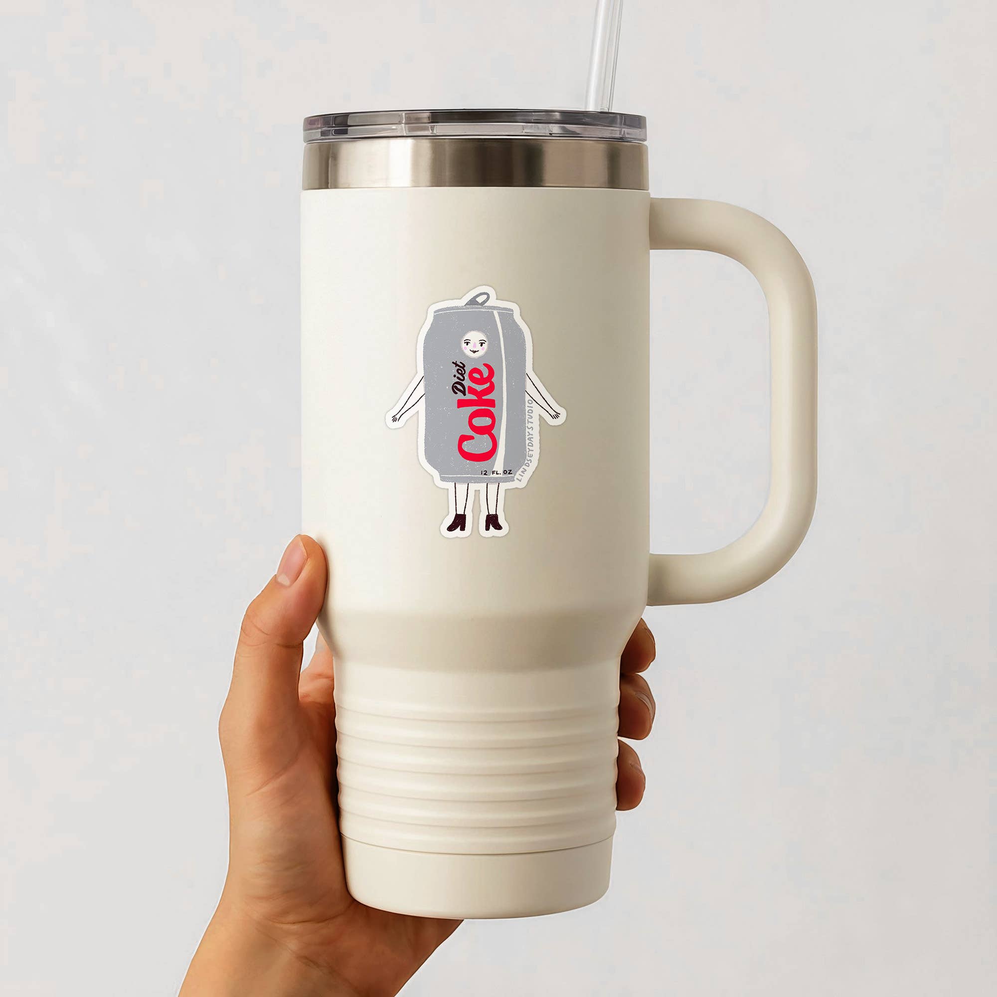 Diet Coke Deanne Sticker, Funny Sticker, Food Sticker