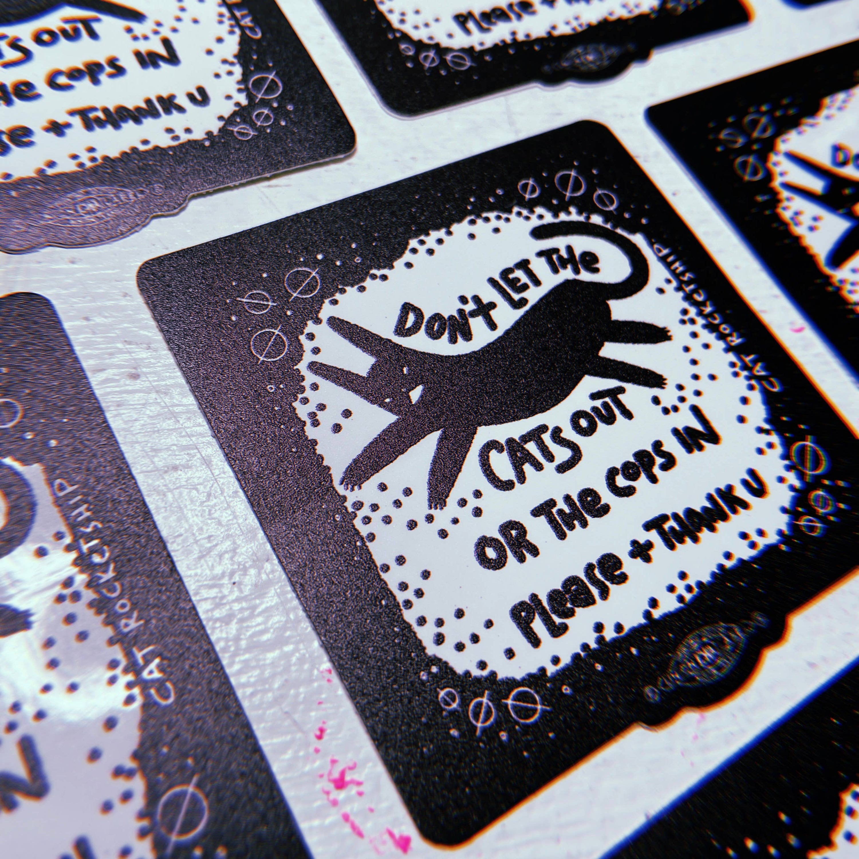 Don't Let the Cats Out sticker