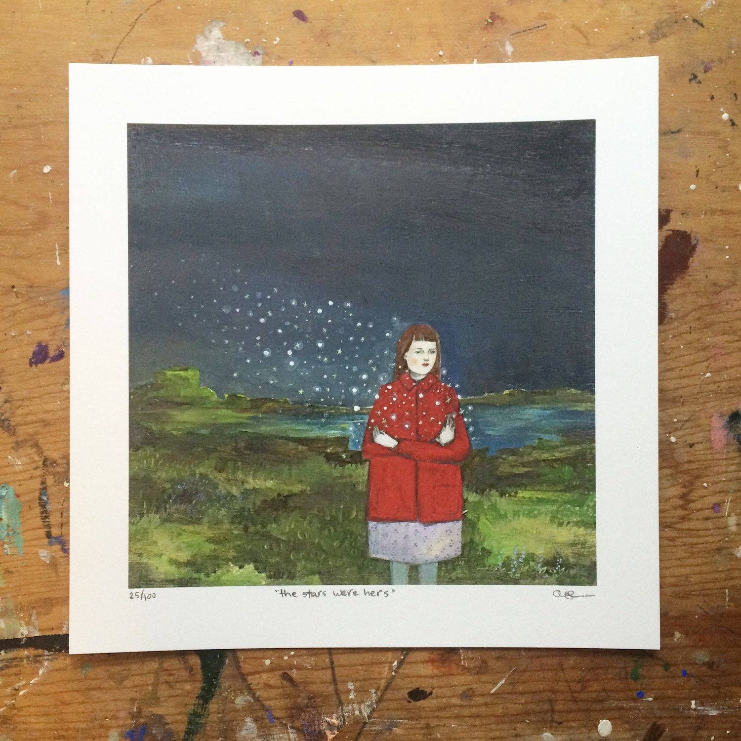 Amanda Blake - The Stars Were Hers - Signed, Titled, and Numbered Giclée Print - VISUAL INDEX