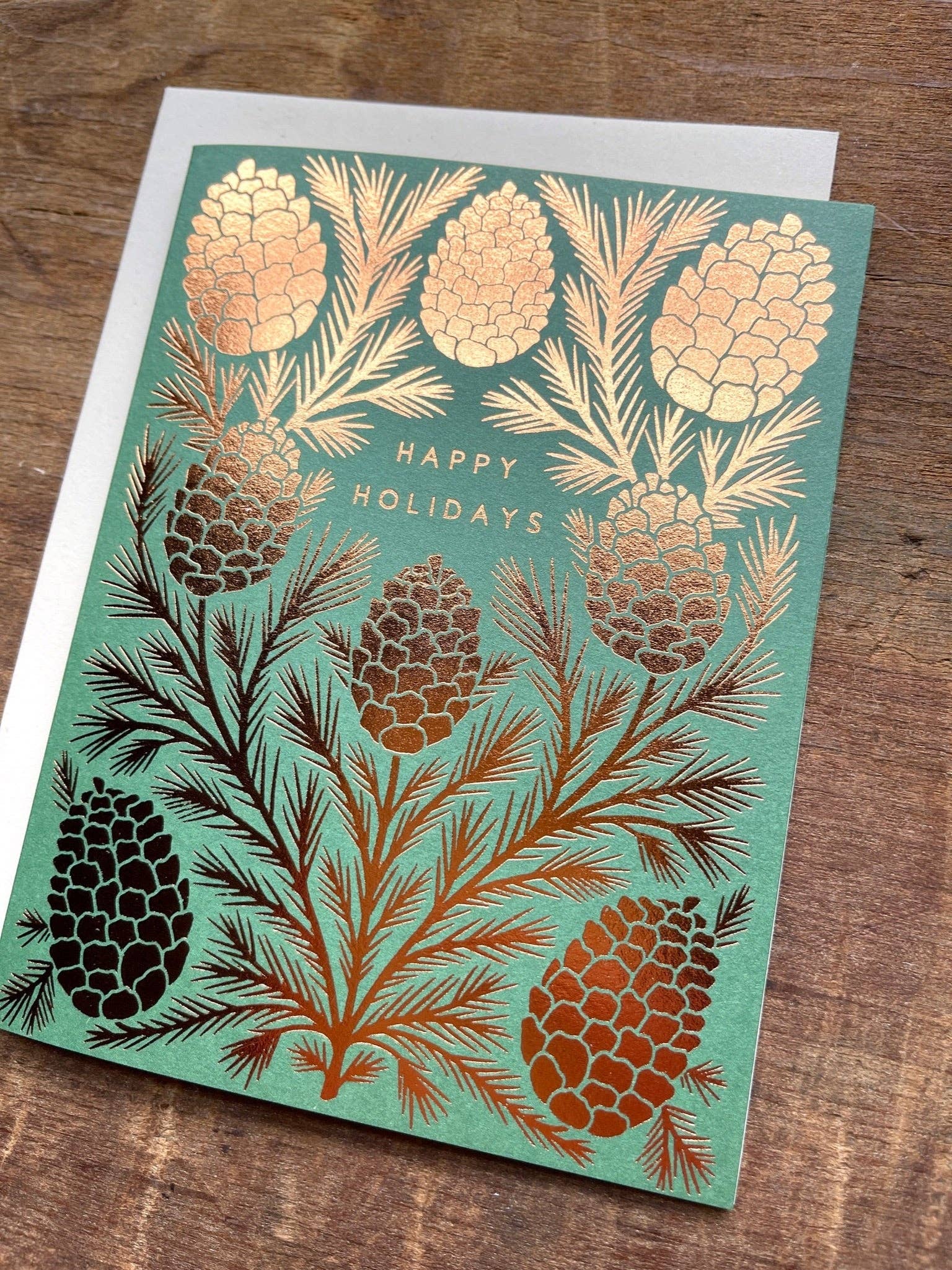 "Happy Holidays," Holiday Card: Single