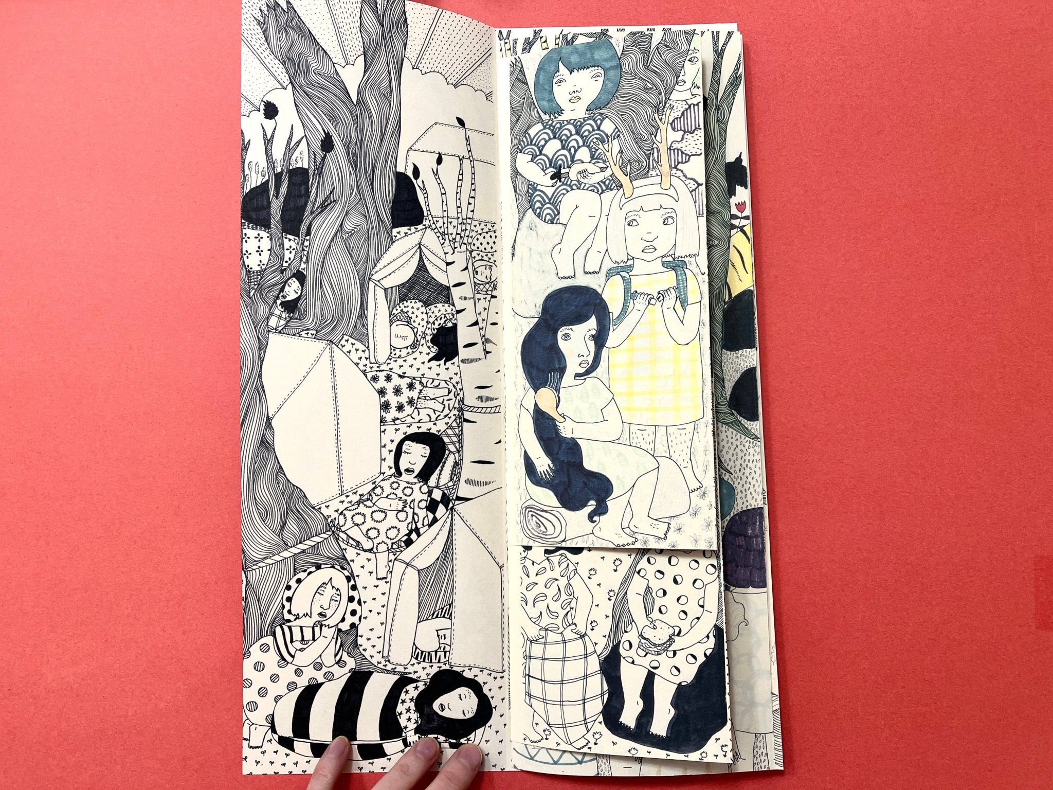 Erika Rier - In the Middle - Art Zine - VISUAL INDEX