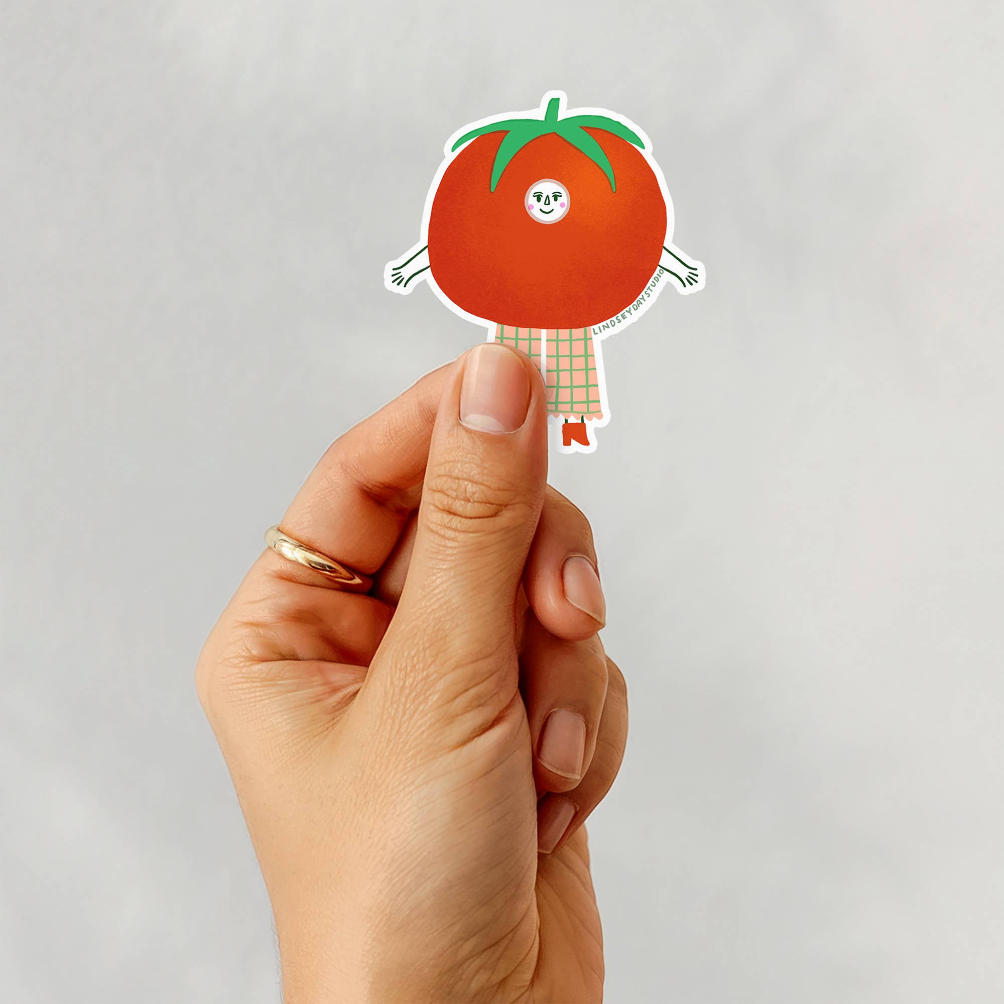Tammy Tomato Sticker, Funny Sticker, Food Sticker
