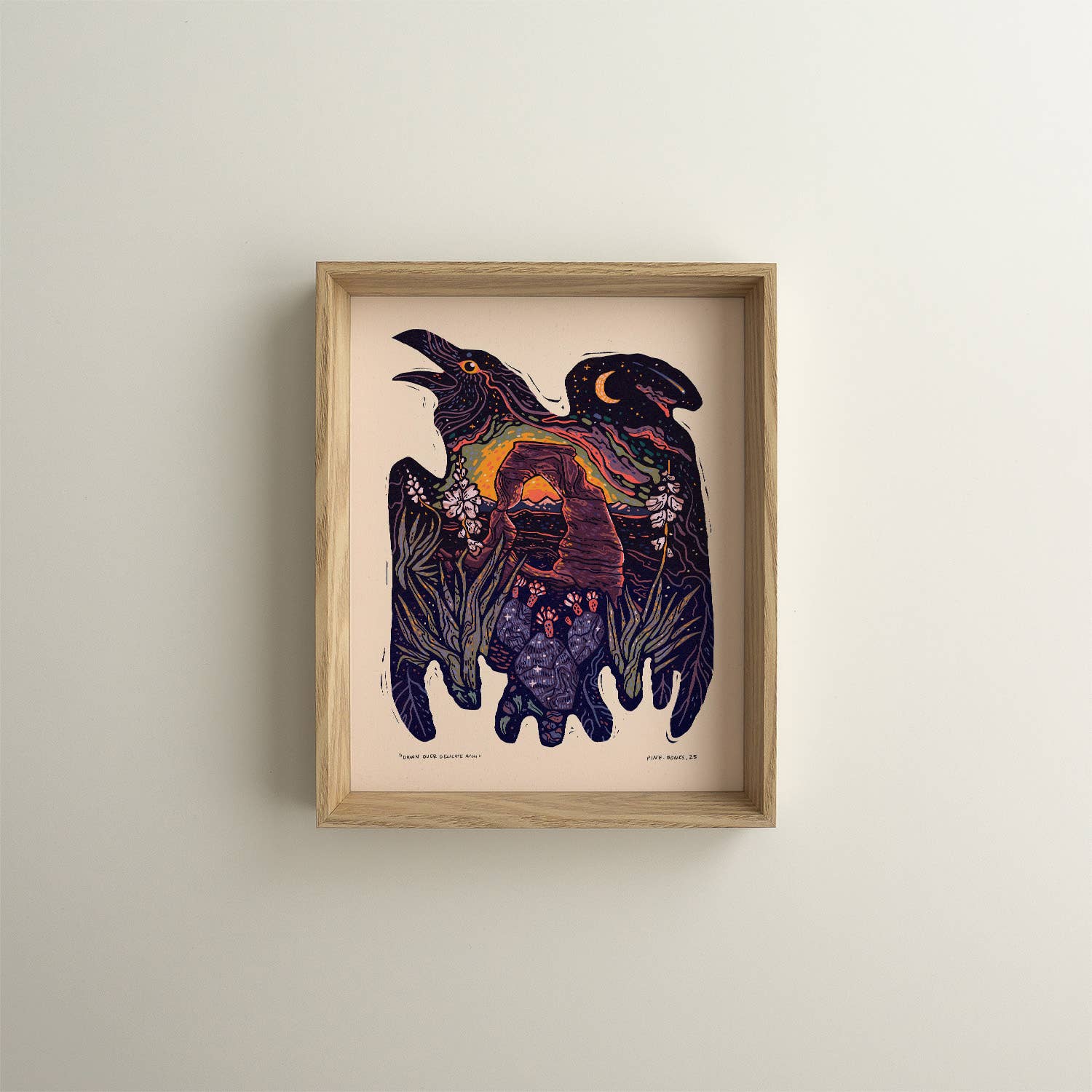Raven Delicate Arch- Print 