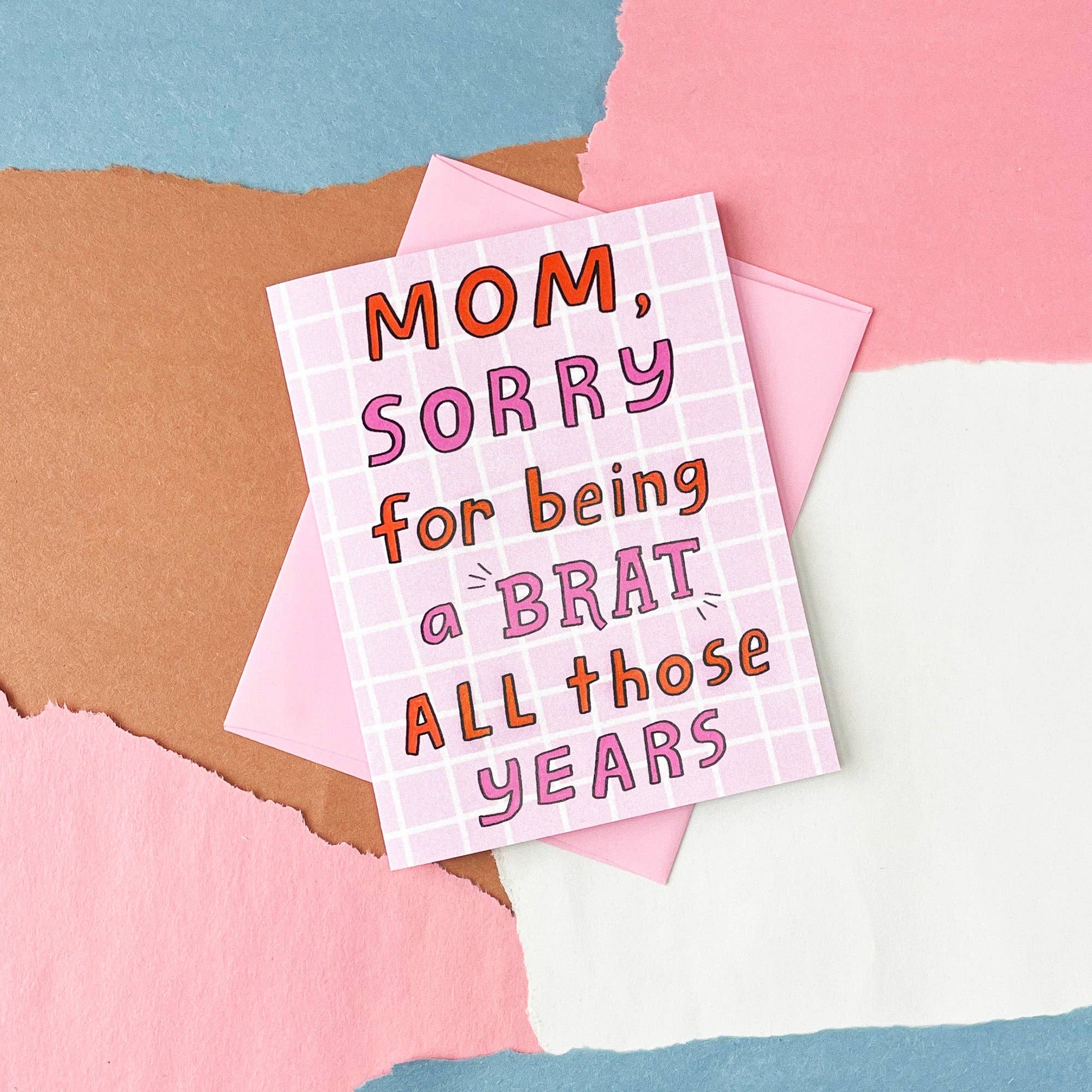 Funny Brat Mother's Day Greeting Card