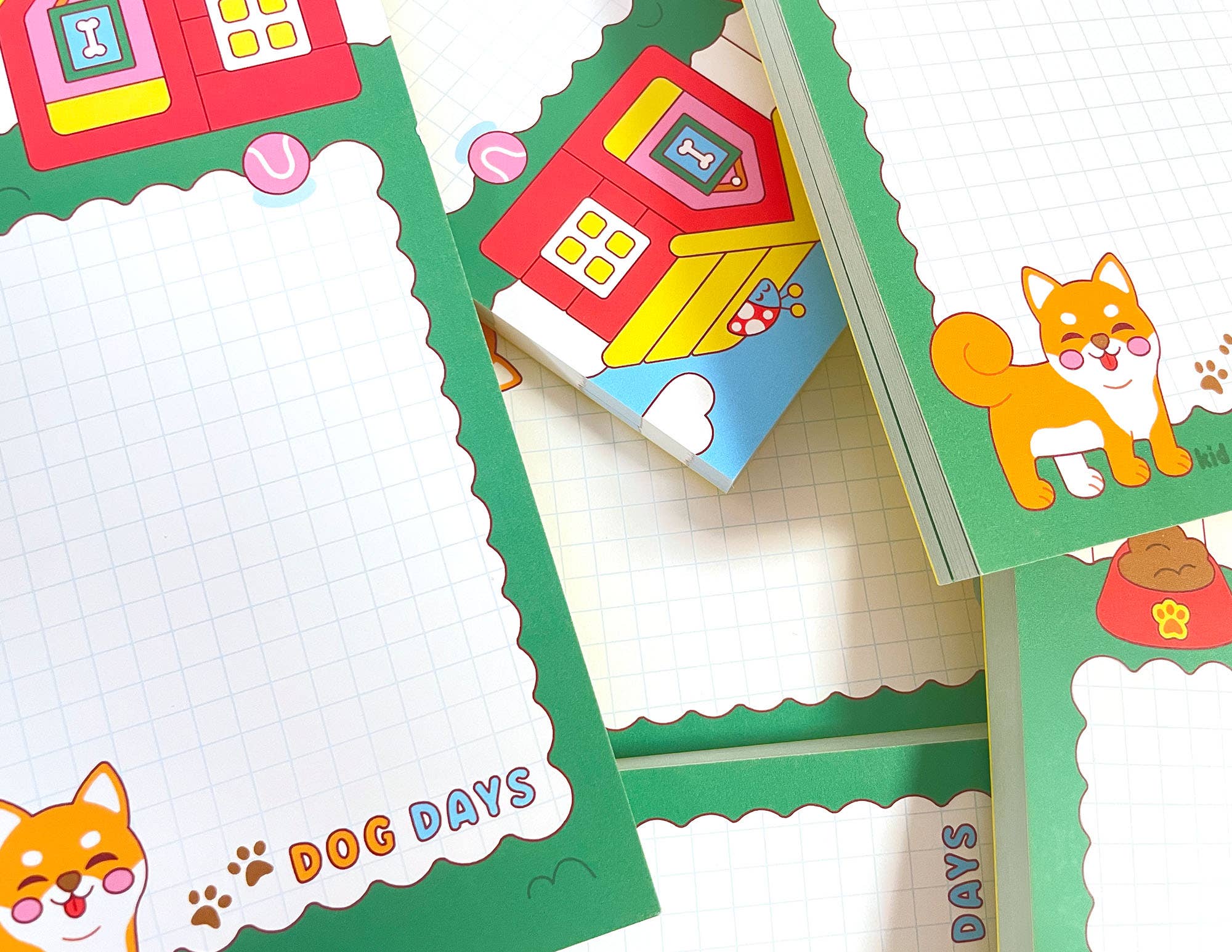 Dog Days Notepad | Shiba Inu | Cute Summer Stationery Gift