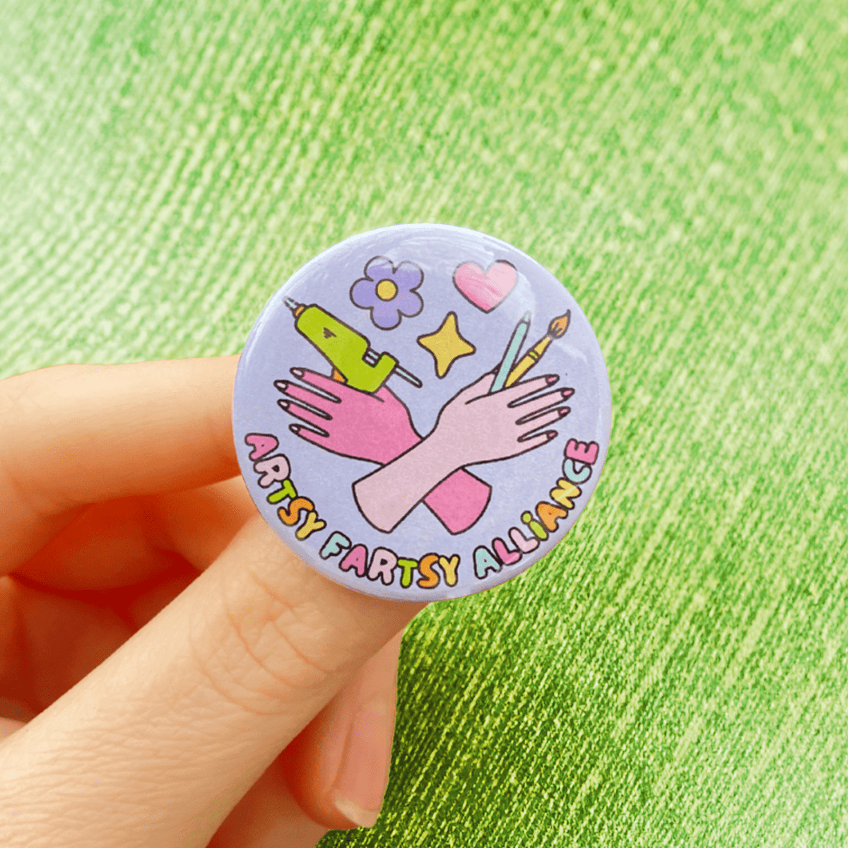 Artsy Fartsy Alliance Button – VISUAL INDEX