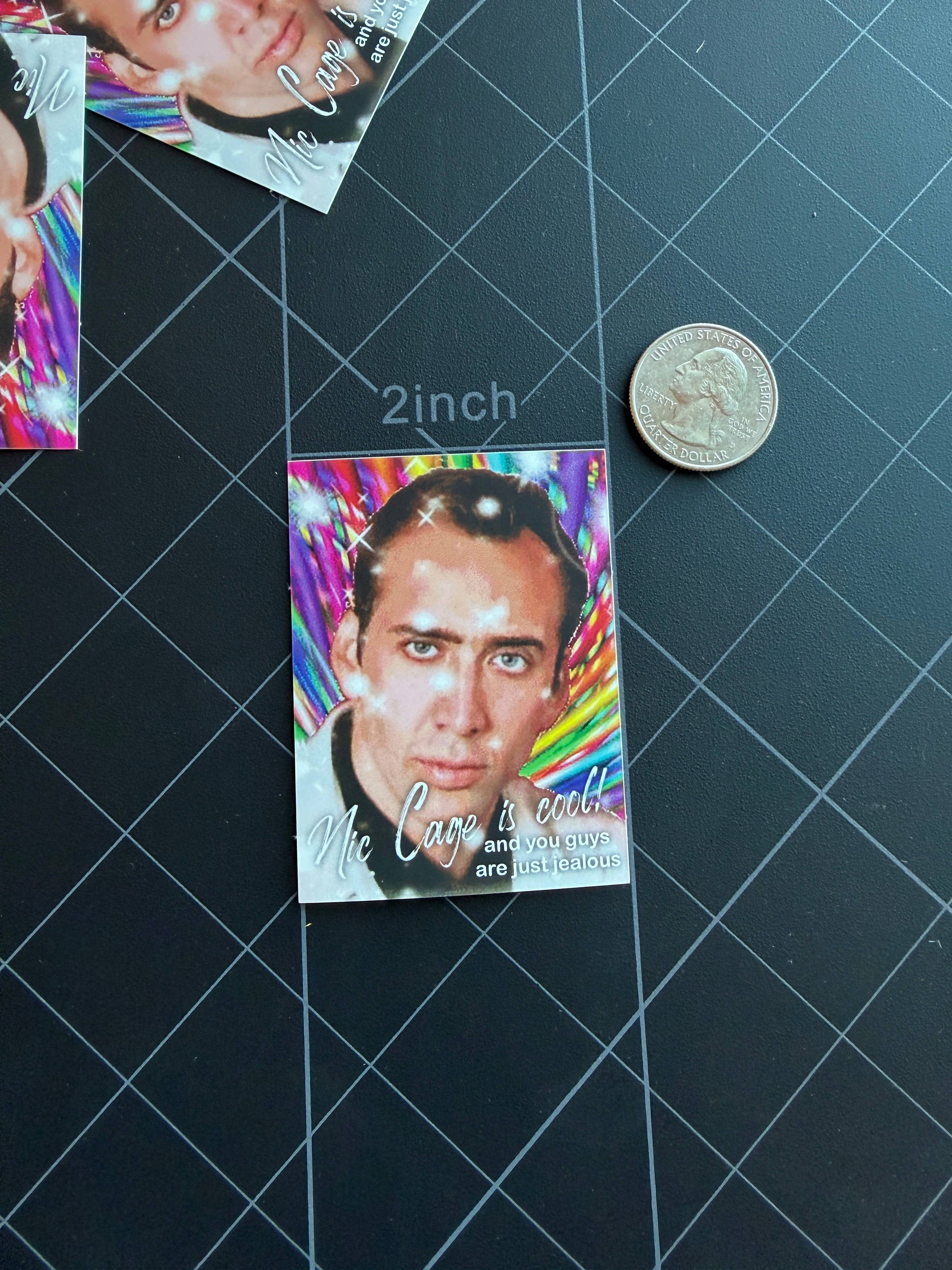 Nic Cage is Cool Sticker