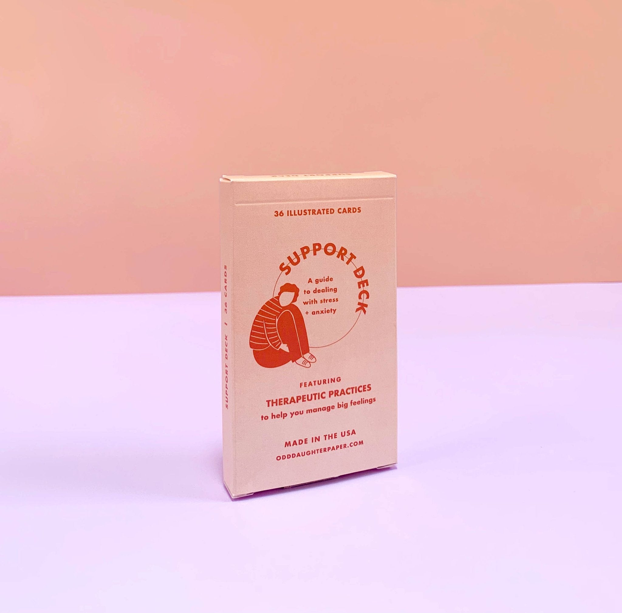 Odd Daughter Paper Co. - Support Deck - Mental Health Card Deck - VISUAL INDEX