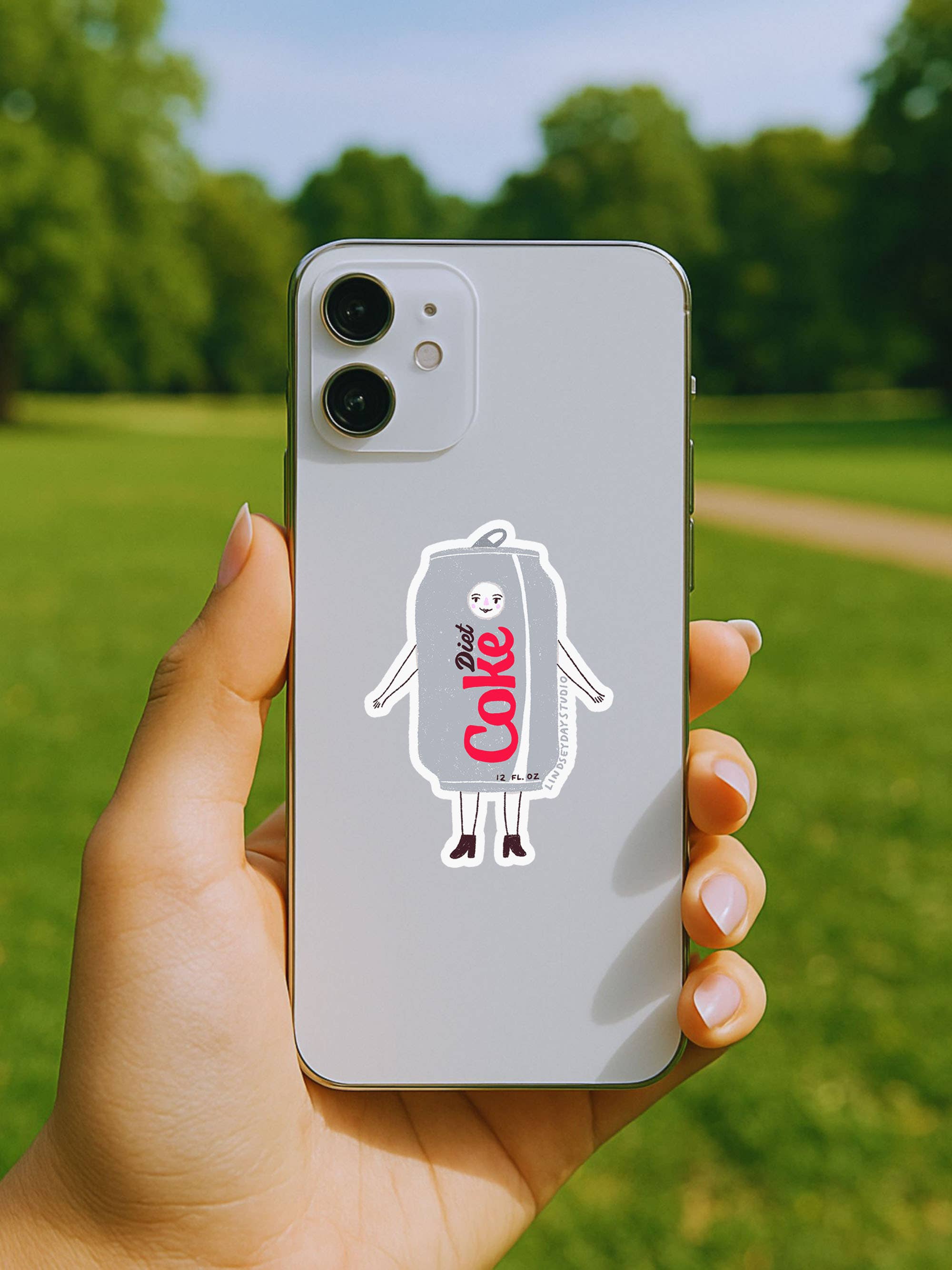 Diet Coke Deanne Sticker, Funny Sticker, Food Sticker