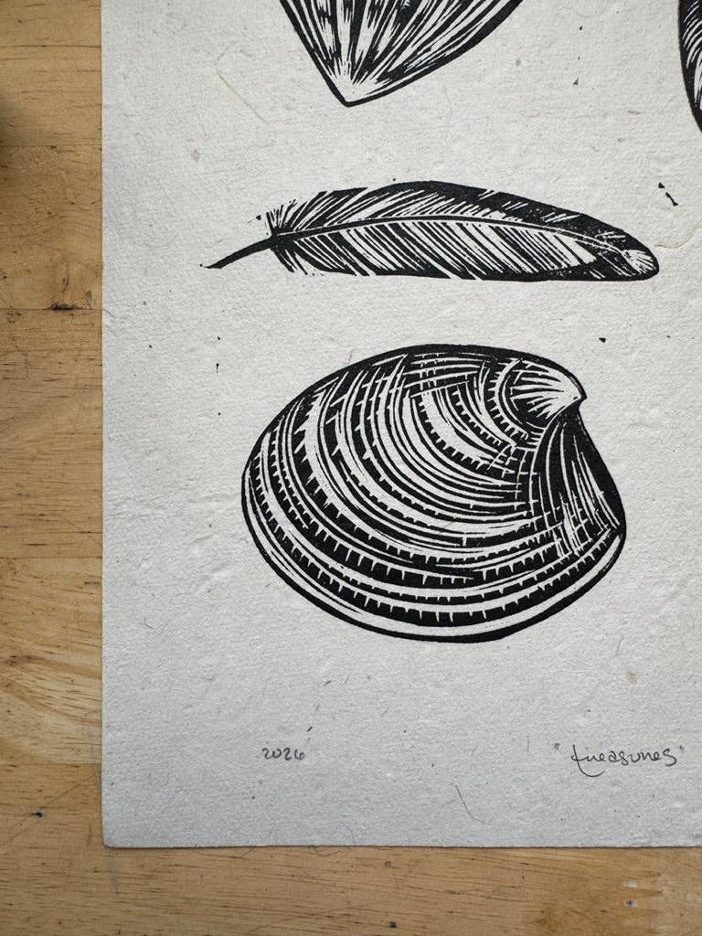 Treasures- Tidepool print