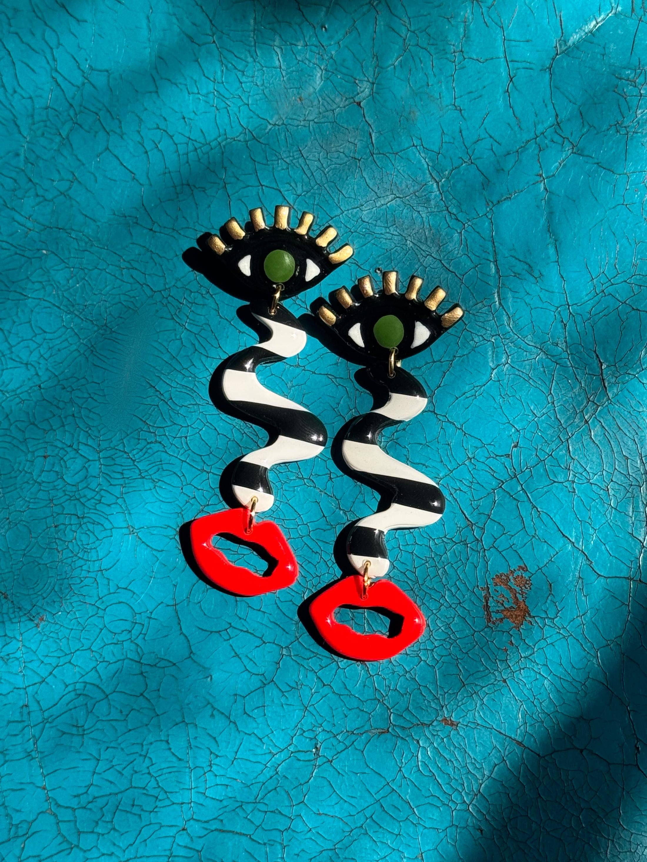 See It, Don't Say It Earrings