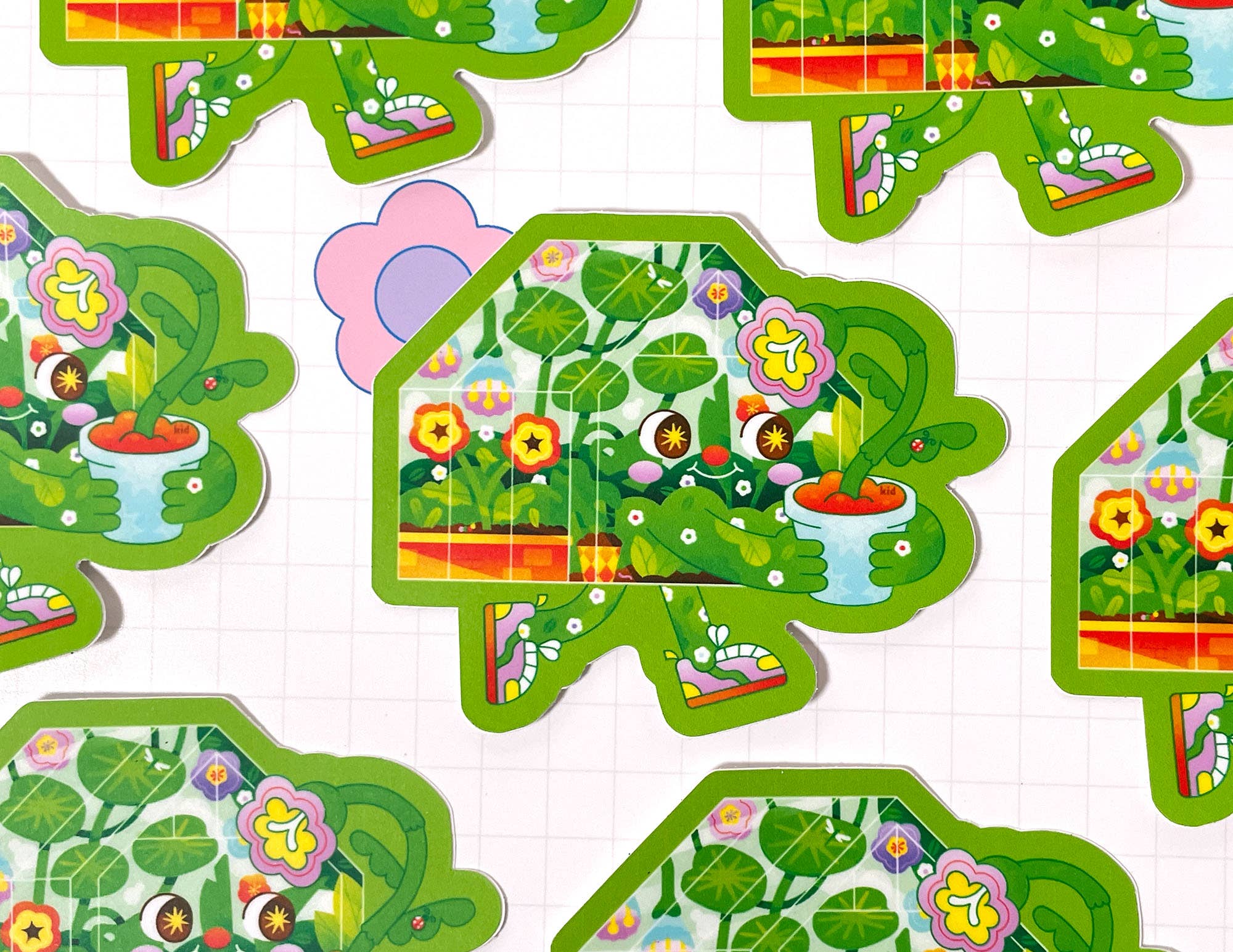 Blooming Greenhouse Sticker | Flowers & Plants | Botany