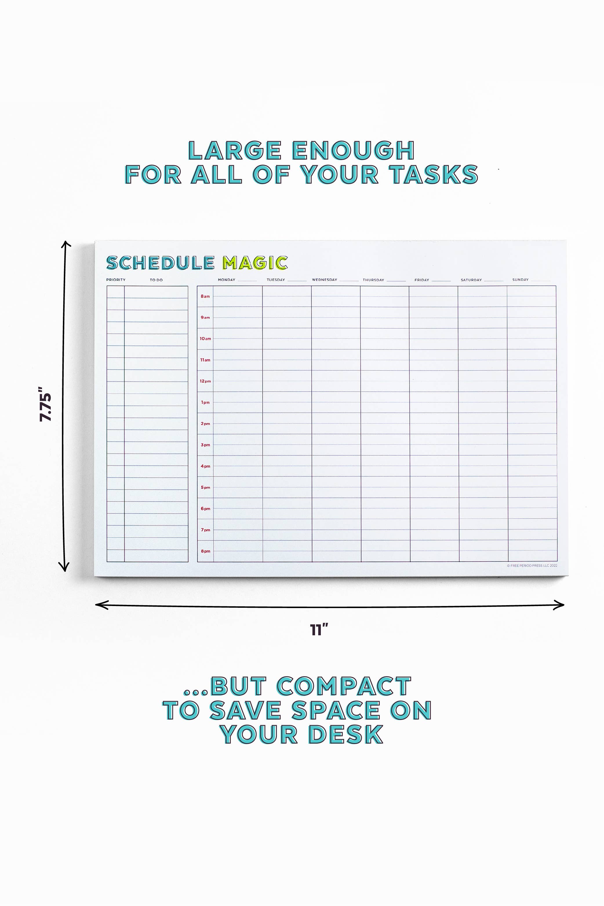 Weekly Schedule Magic To-Do List Planner Notepad