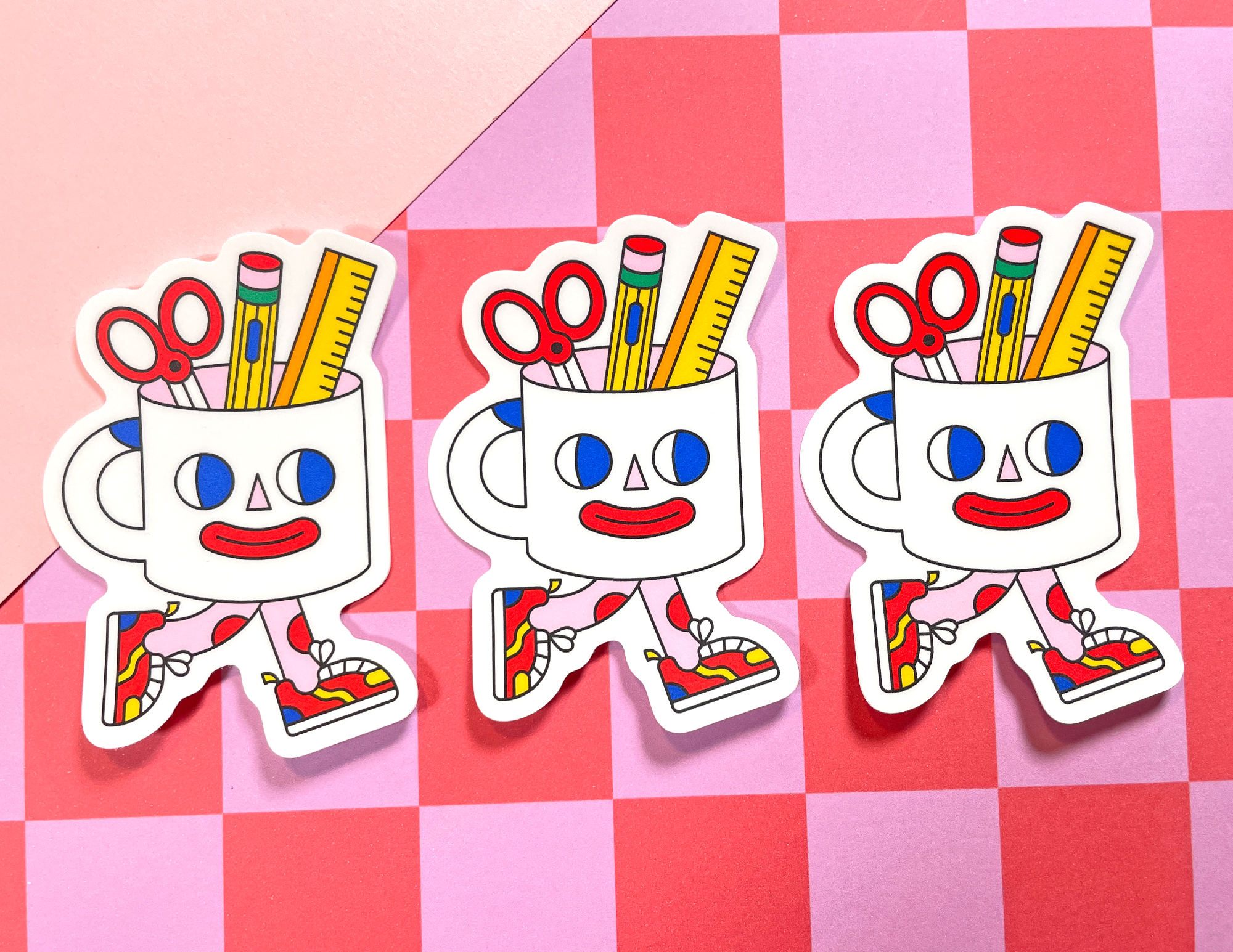 Cuppa Creativity Matte Vinyl Sticker | Artist Sticker | Cute
