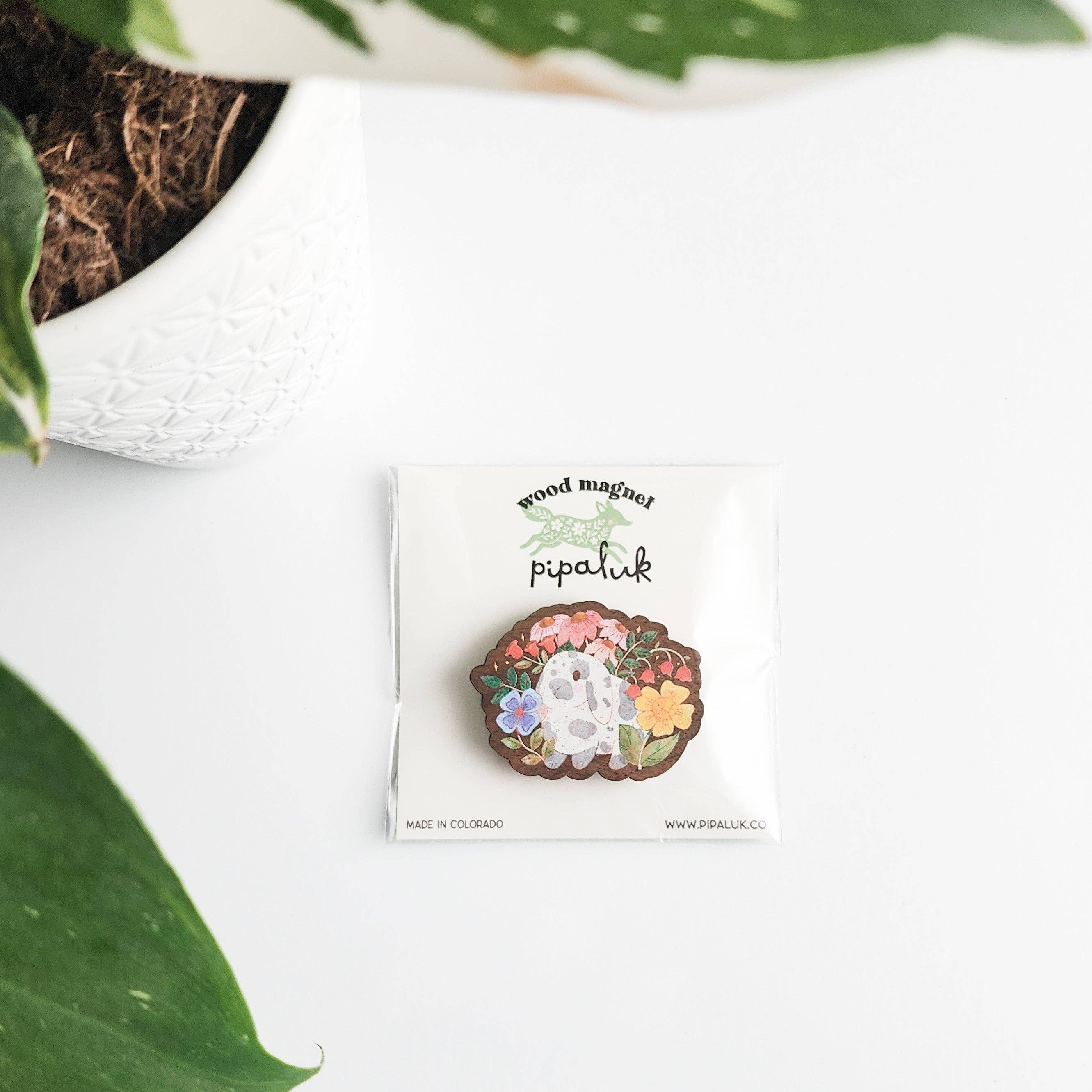 Garden Bunny Refrigetator Magnet
